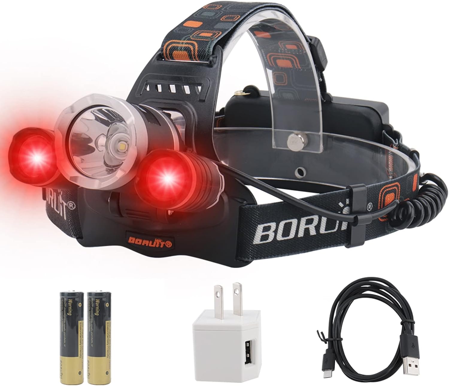 BAttribute RJ-3000 LED Rechargeable Headlamp