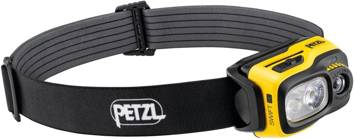 Petzl SWIFT RL Rechargeable Headlamp 1100 LUMENS Compact Design