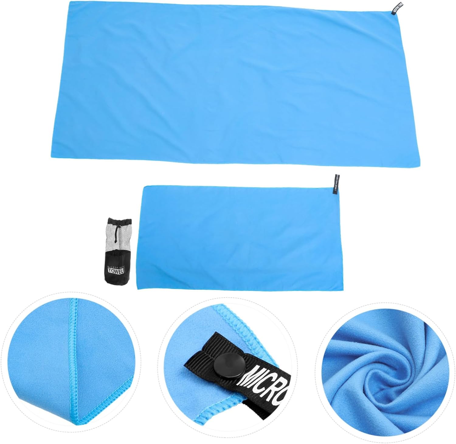 HD Sky-Blue Adorable Beach Towel