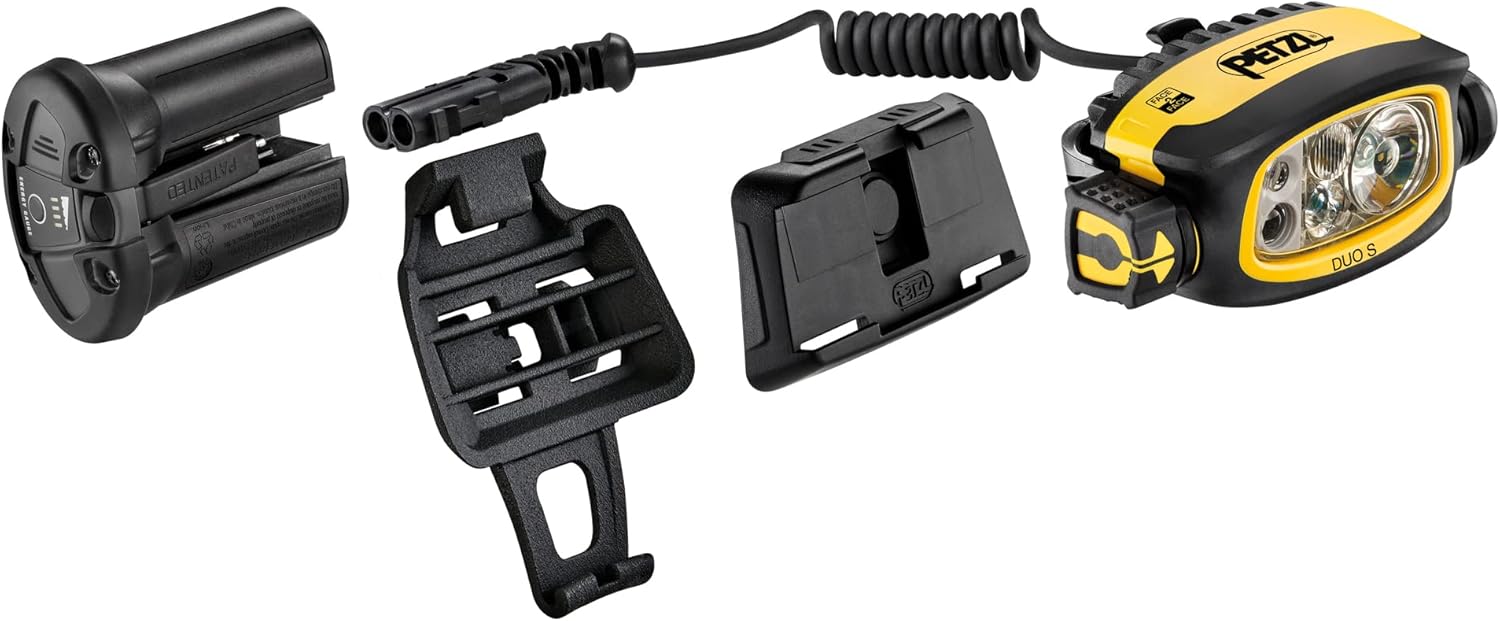 Ultimate 1100 Lumens Dual-Lens Headlamp Black - Durable Waterproof Rechargeable