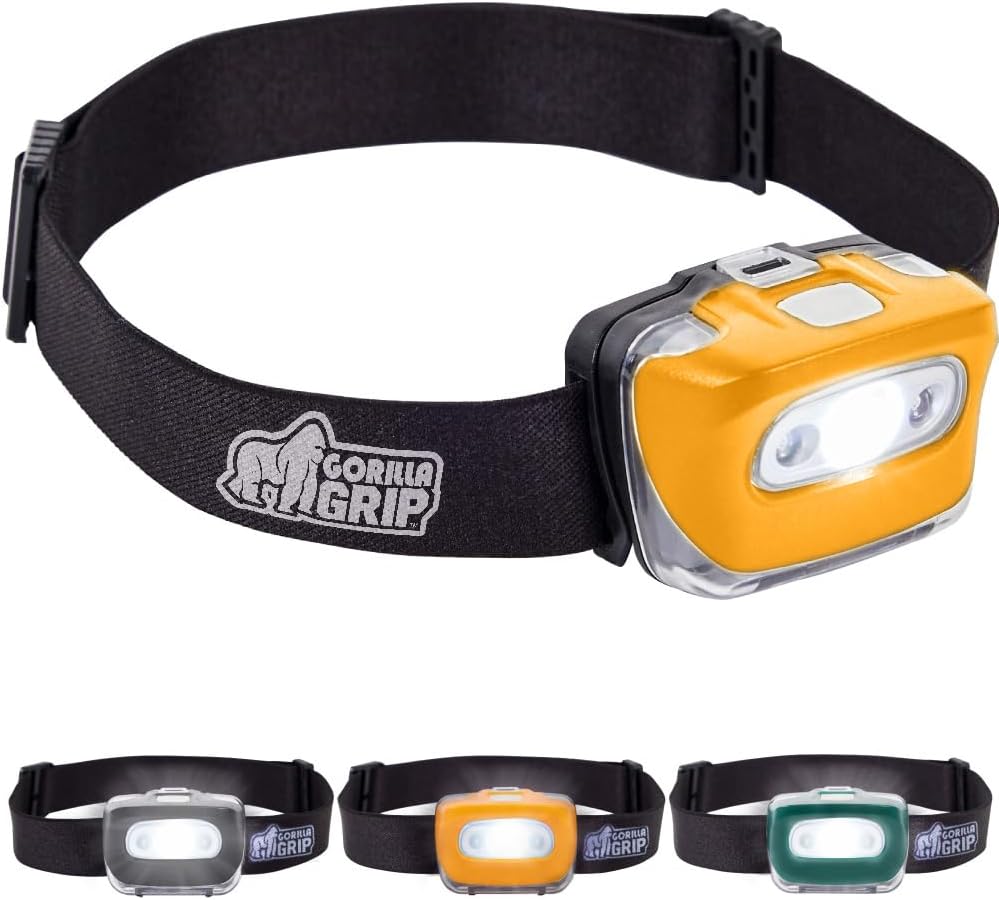 Gorilla Grip Ultra Bright High Lumens LED Head Lamp