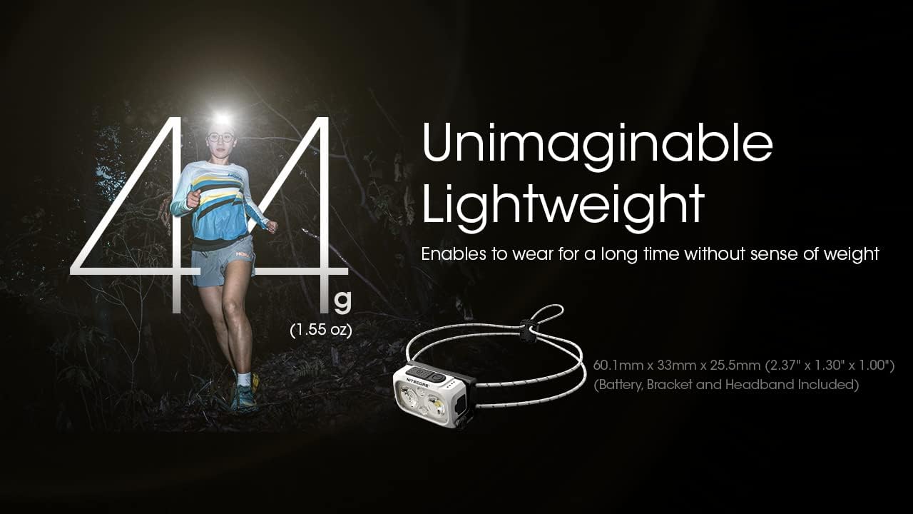 Nitecore NU21 Lightweight Headlamp 360 Lumen Rechargeable