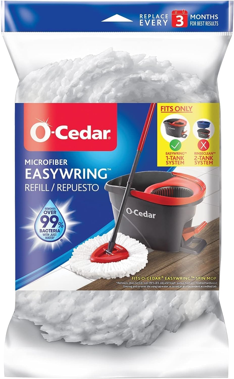 O-Cedar 2 EasyWring Spin Mop Head Replacements