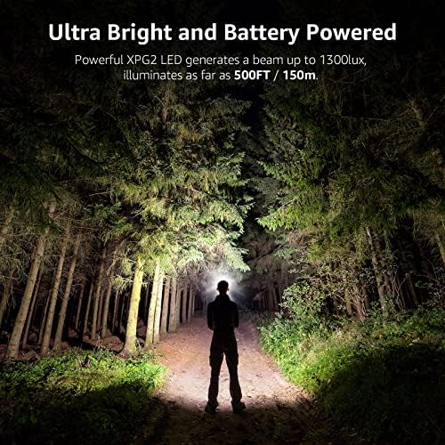 LFeatured Lepro Bundle 2-in-1 Headlamp with Bright Modes Motion Sensor