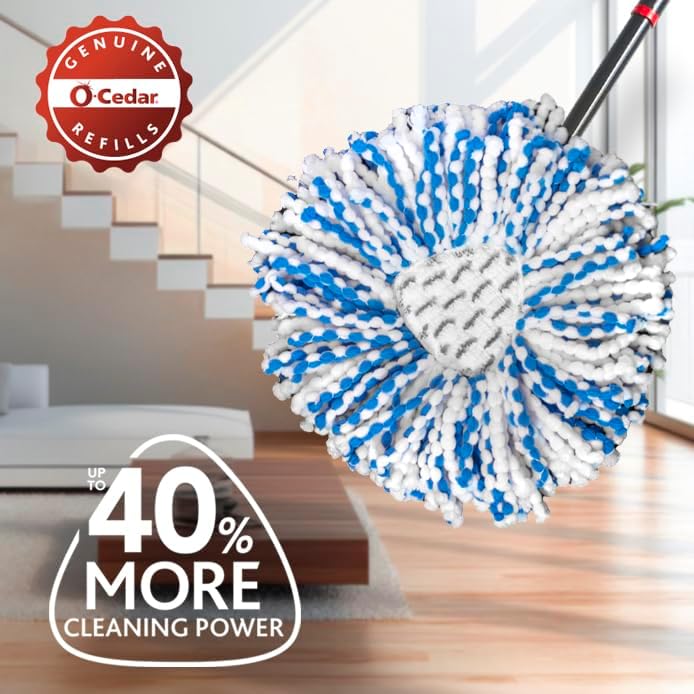 O-Cedar RinseClean Deep Clean Spin Mop Head Replacement