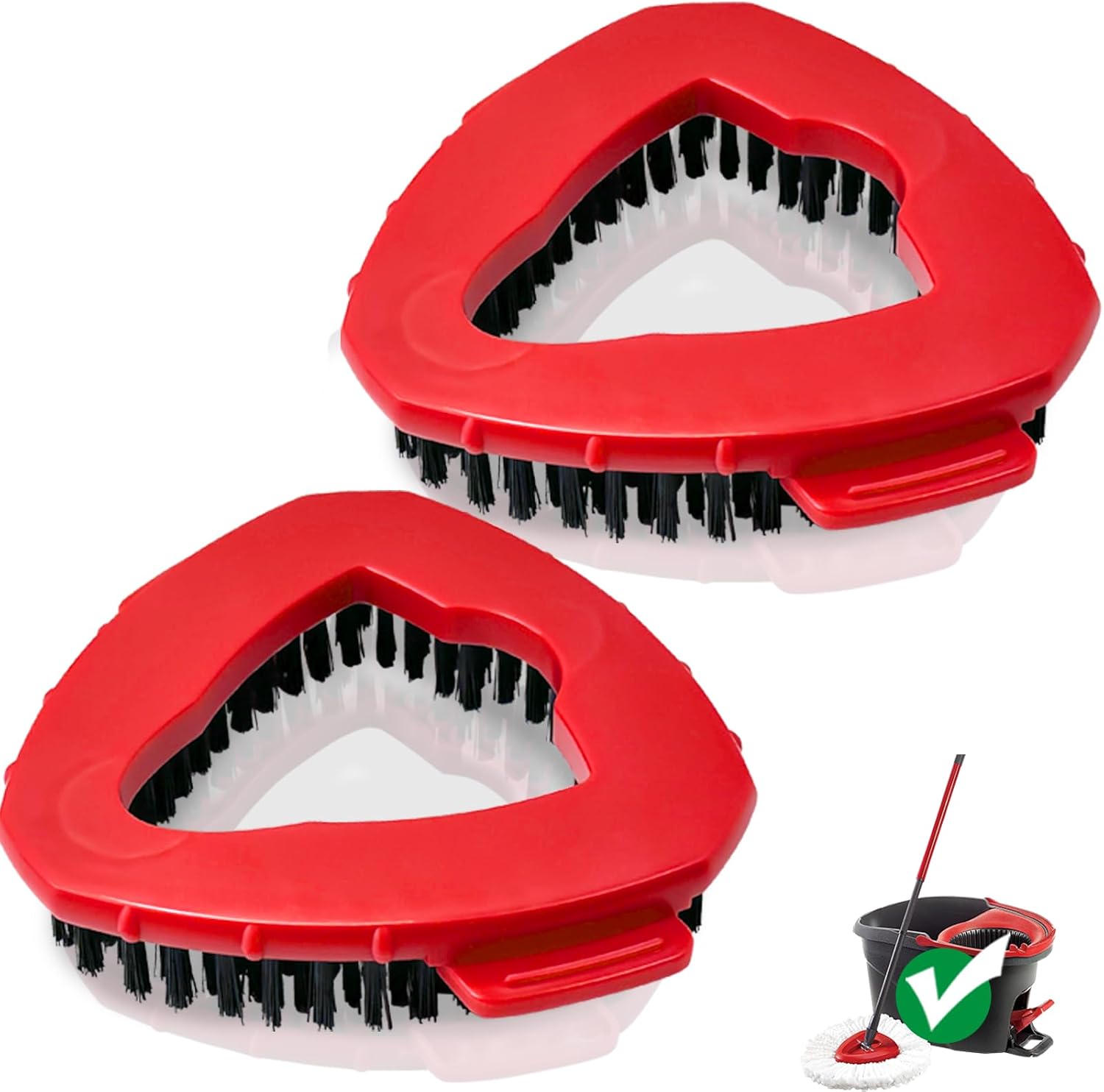 Puiuisoul Spin Scrub Brush Heads 2 Pack