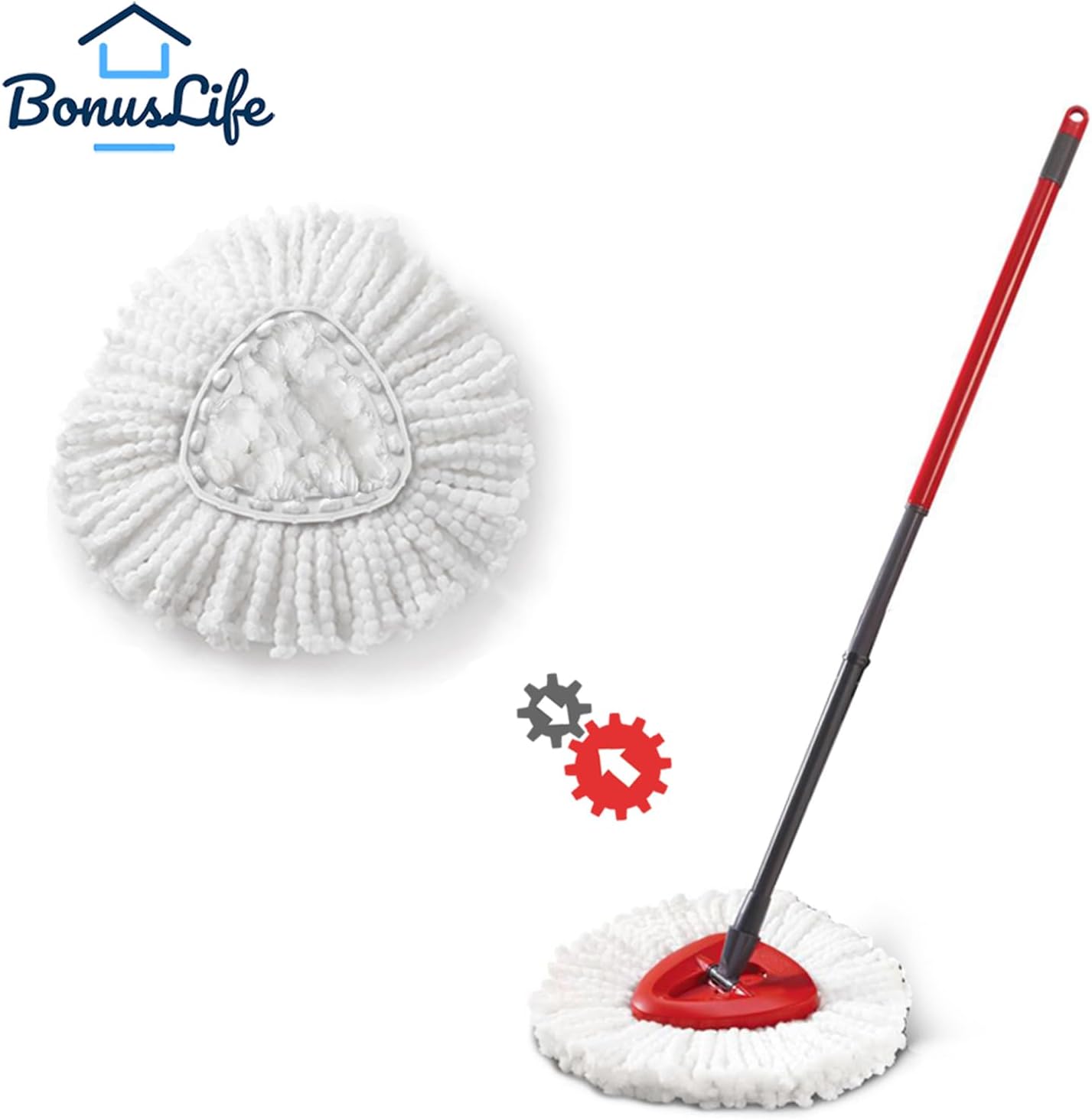Bonus Life Microfiber Mop Refill for O-Ceda EasyWrin 1-Tank System