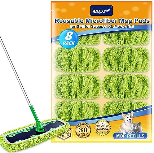 KEEPOW Reusable Swiffer XL Mop Pads