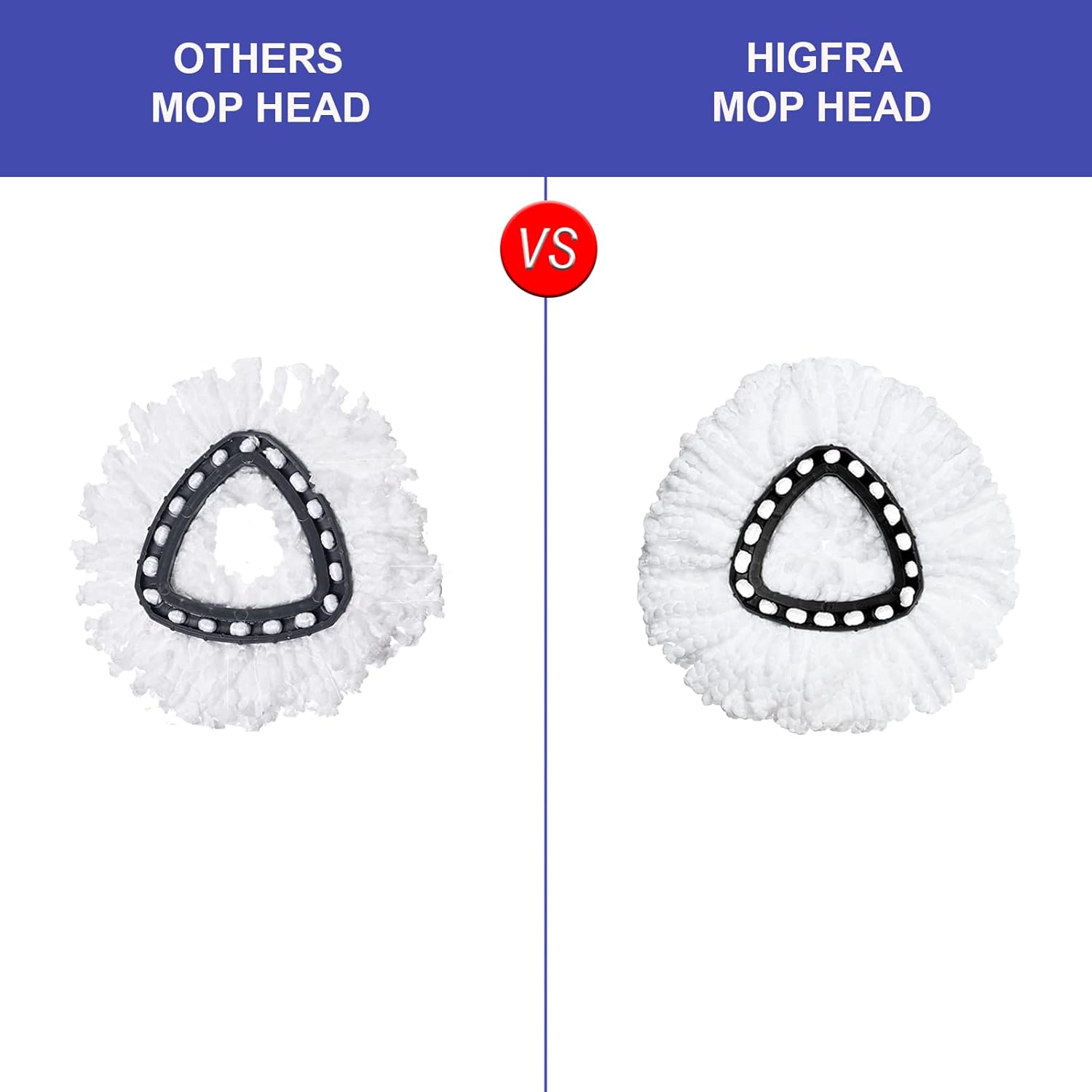 Higfra Spin Mop Refill Set