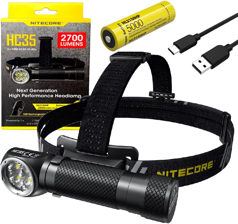Nitecore Rechargeable LED Headlamp - 2700 Lumen Output