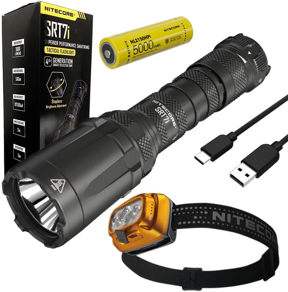 Nitecore SRT7i 3000 Lums 580m Reach 87k Intensity