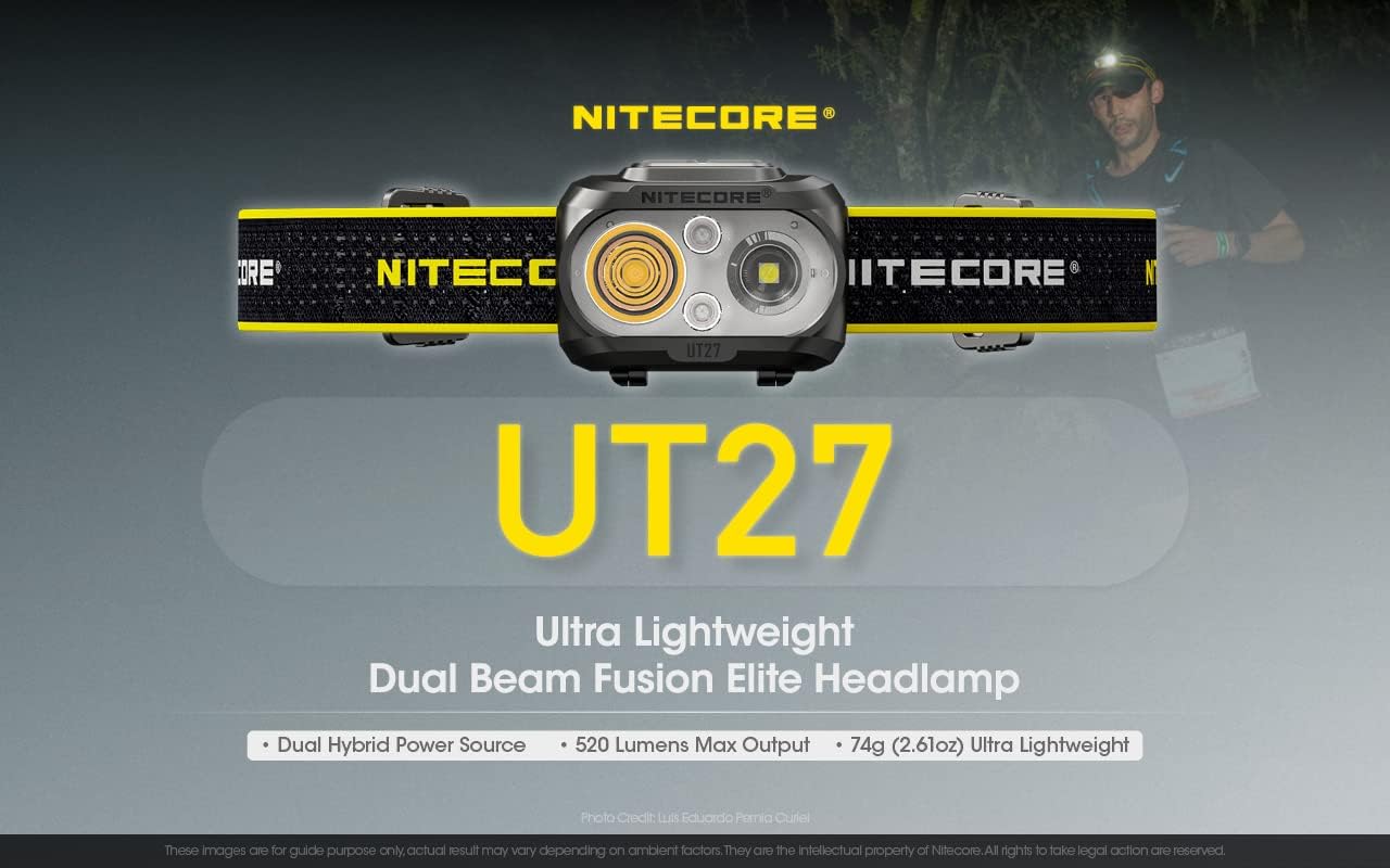 Nitecore UT27 Dual Beam Fusion Headlamp