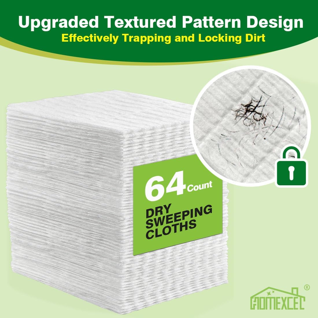 Swiffer Compatible Dry Mop Pads 64 Count