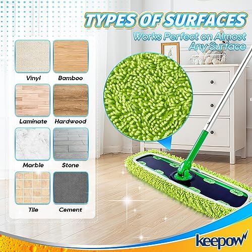 KEEPOW Reusable Swiffer XL Mop Pads