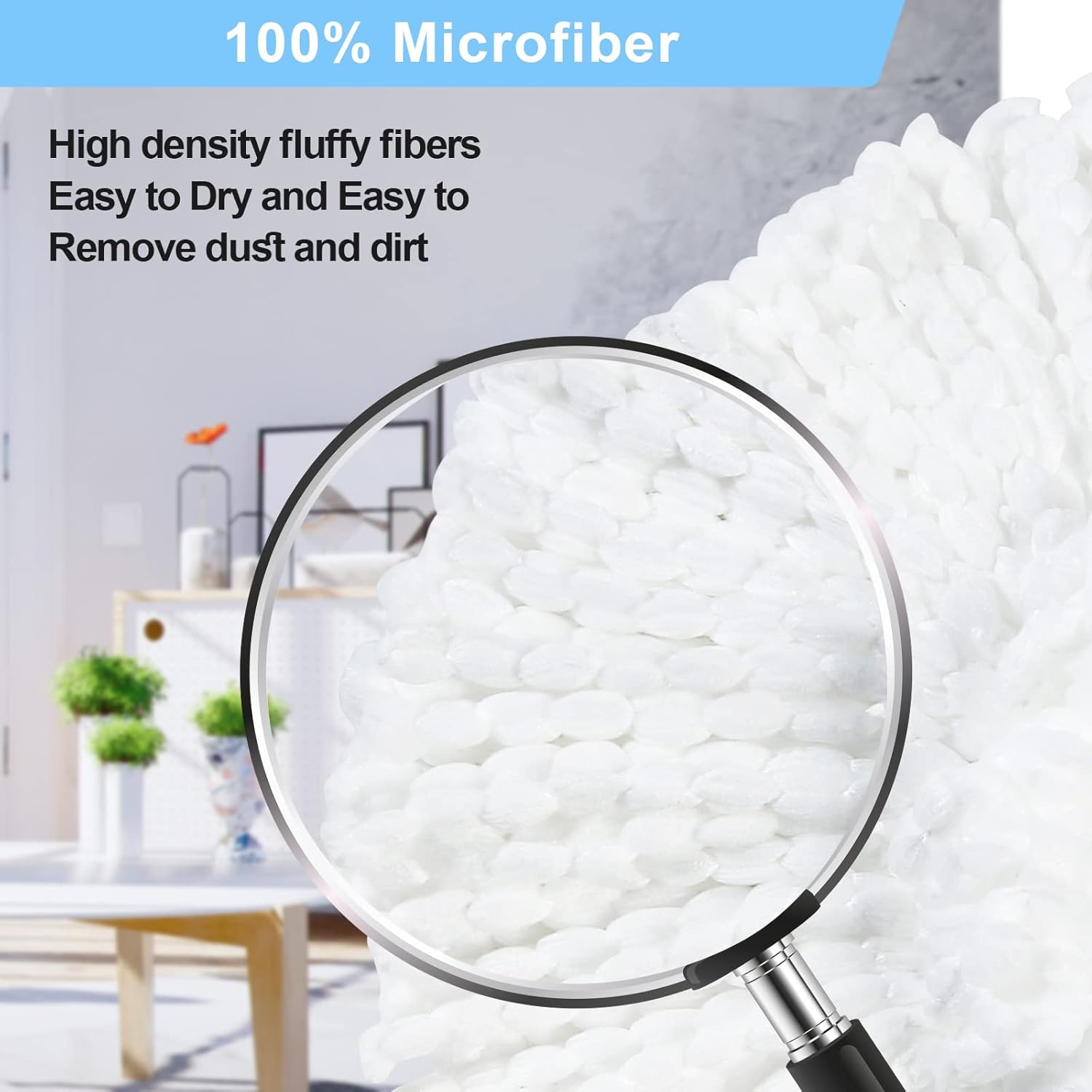 Perfect Mop Fluffy Micro fiber heads