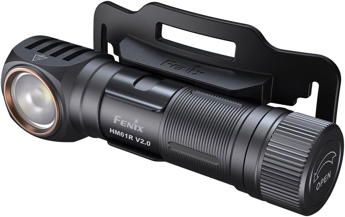 Fenix HM61RV2 1600 lumens 300-hour runtime 8 modes Black headlamp