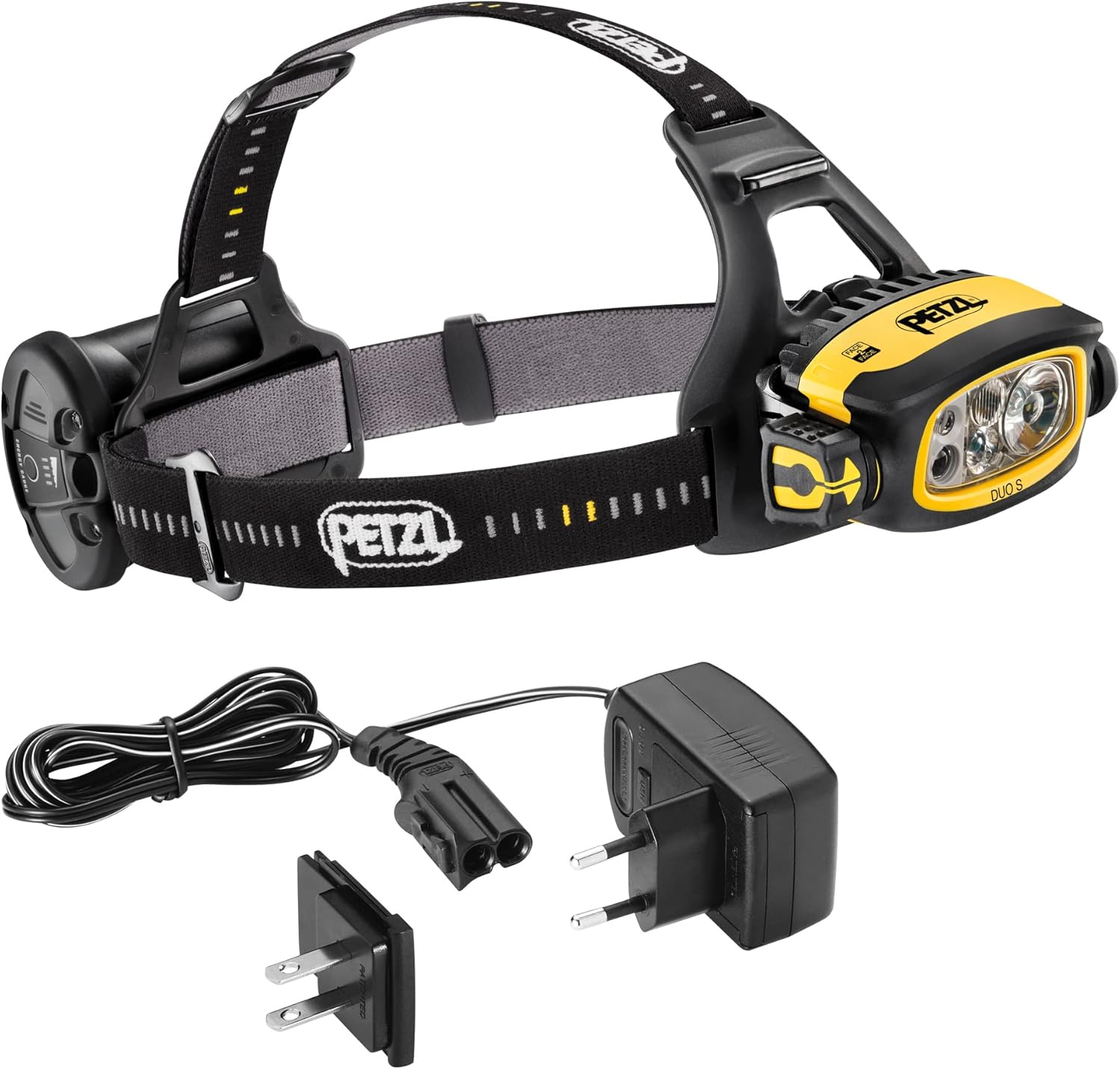 Ultimate 1100 Lumens Dual-Lens Headlamp Black - Durable Waterproof Rechargeable