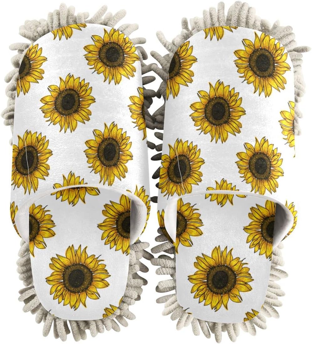 Sunflowers Mop Slipper Set