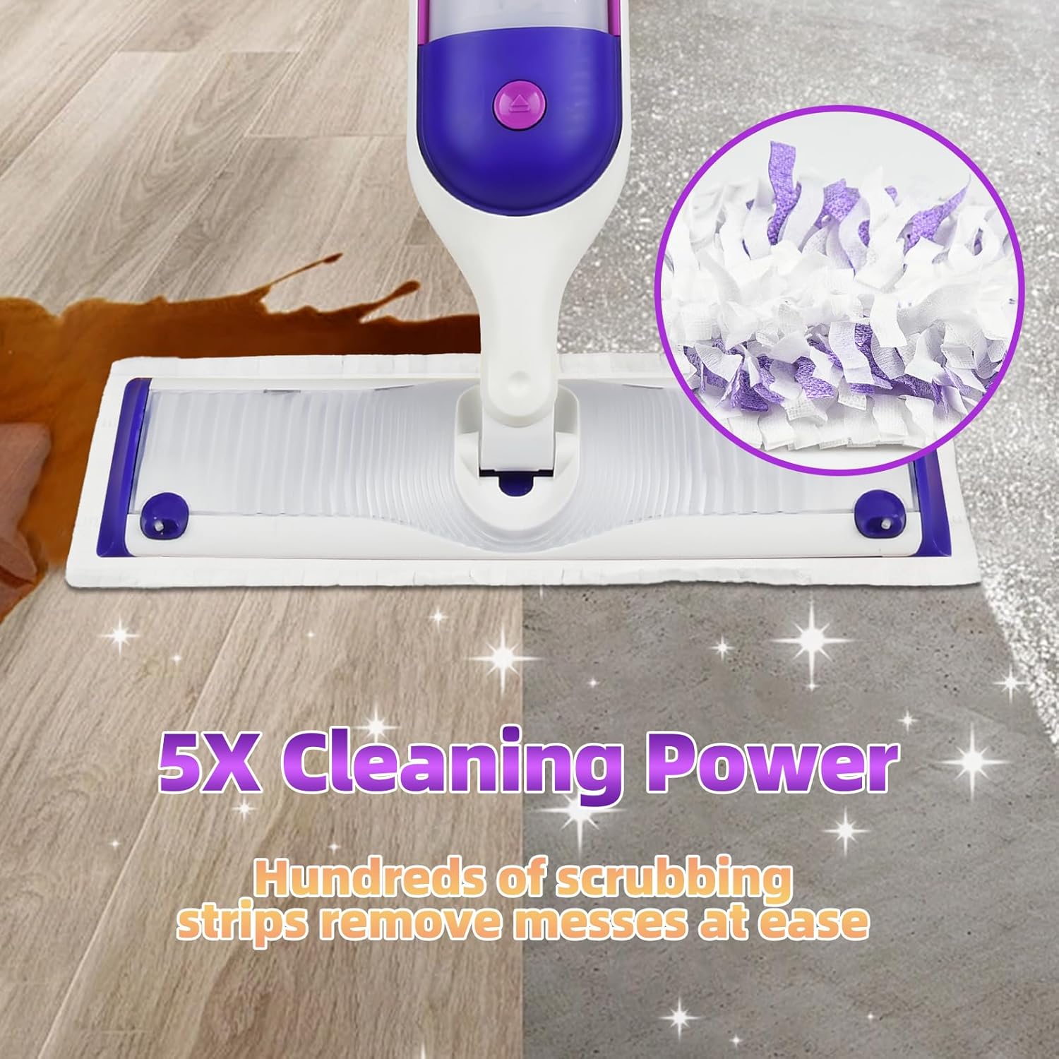 Fenkabs 12-Piece Disposable Mop Pads for PowerMop Multi-Surface Mop
