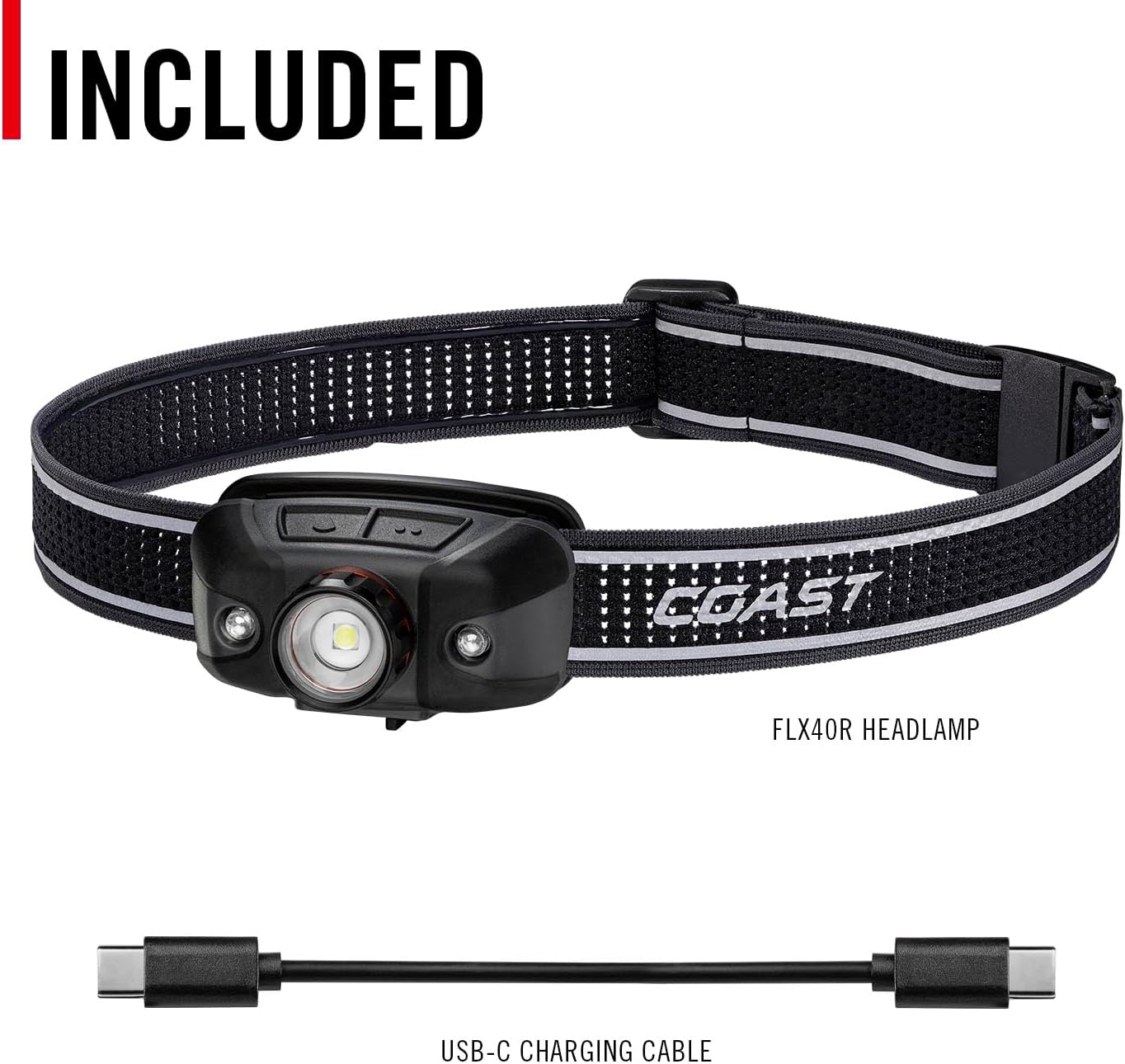 Coast FLX40R 800 LUMINOUS LED Headlamp