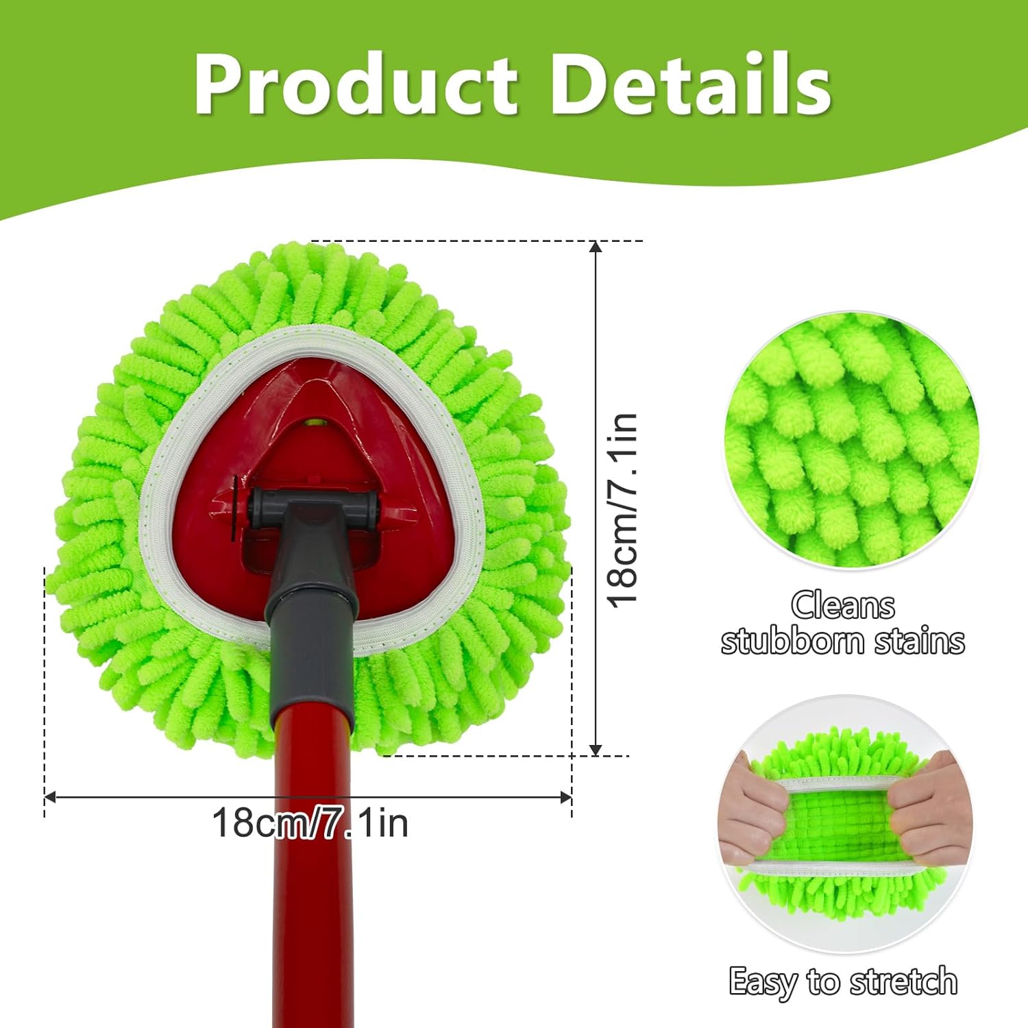 Aiyiried Mop Heads Replacement for Cedar RinseClean 2-Tank Spin Mop