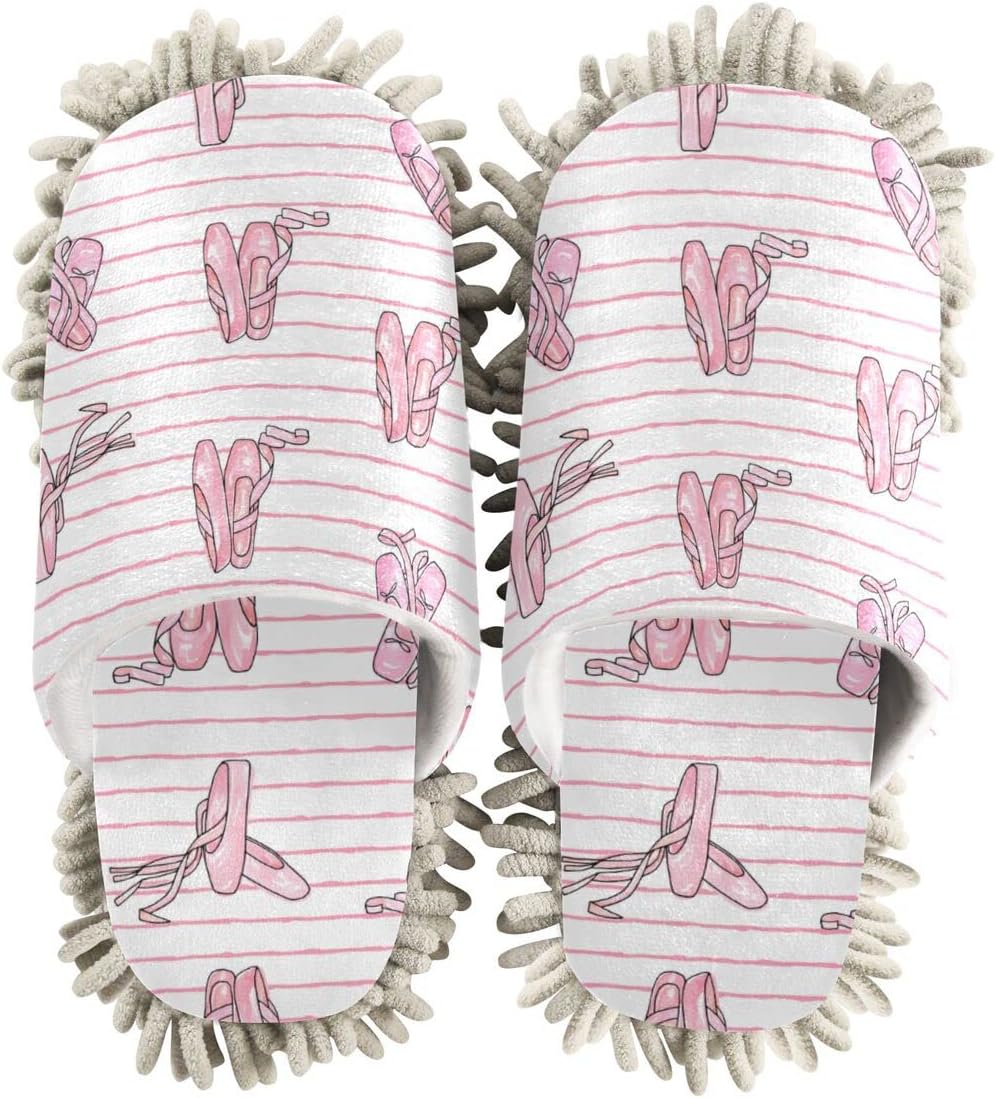 DOMIKING Mop Slippers for Easy Cleaning