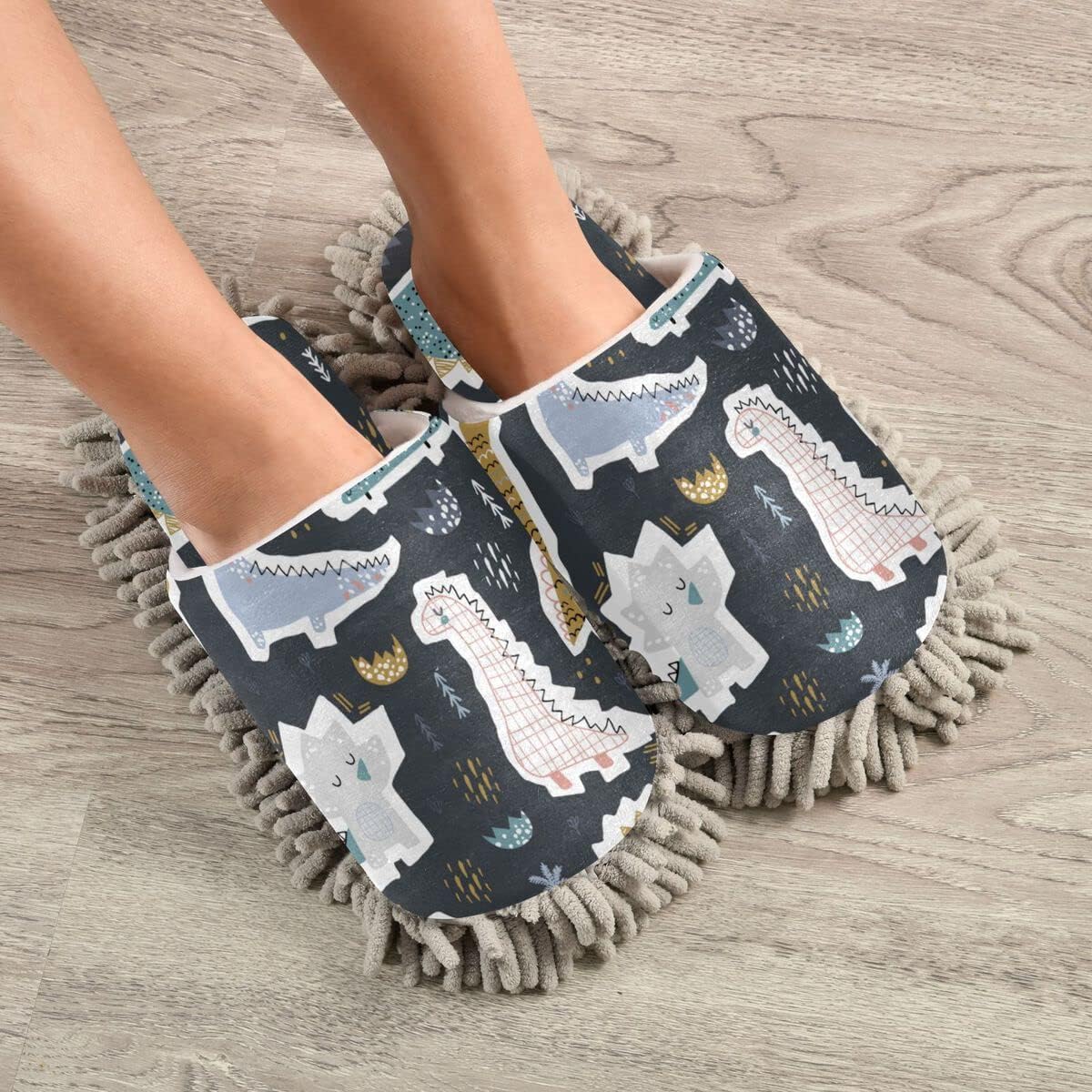 Starter Set of Durable Mop Slippers for Women