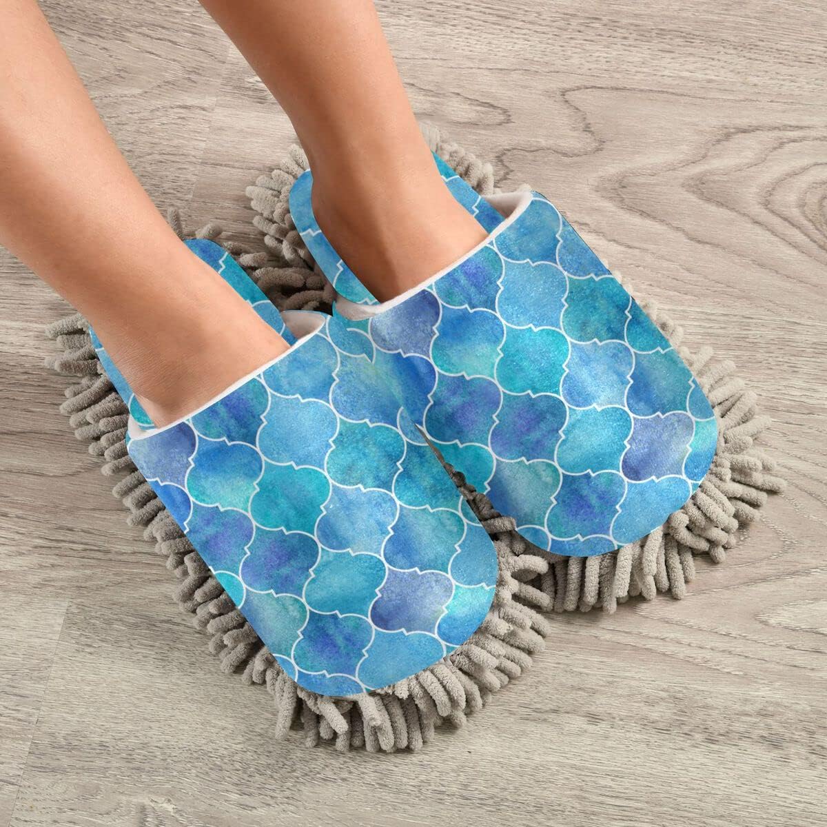 High-Quality Moroccan-Style Mop Slippers for Efficient Cleaning
