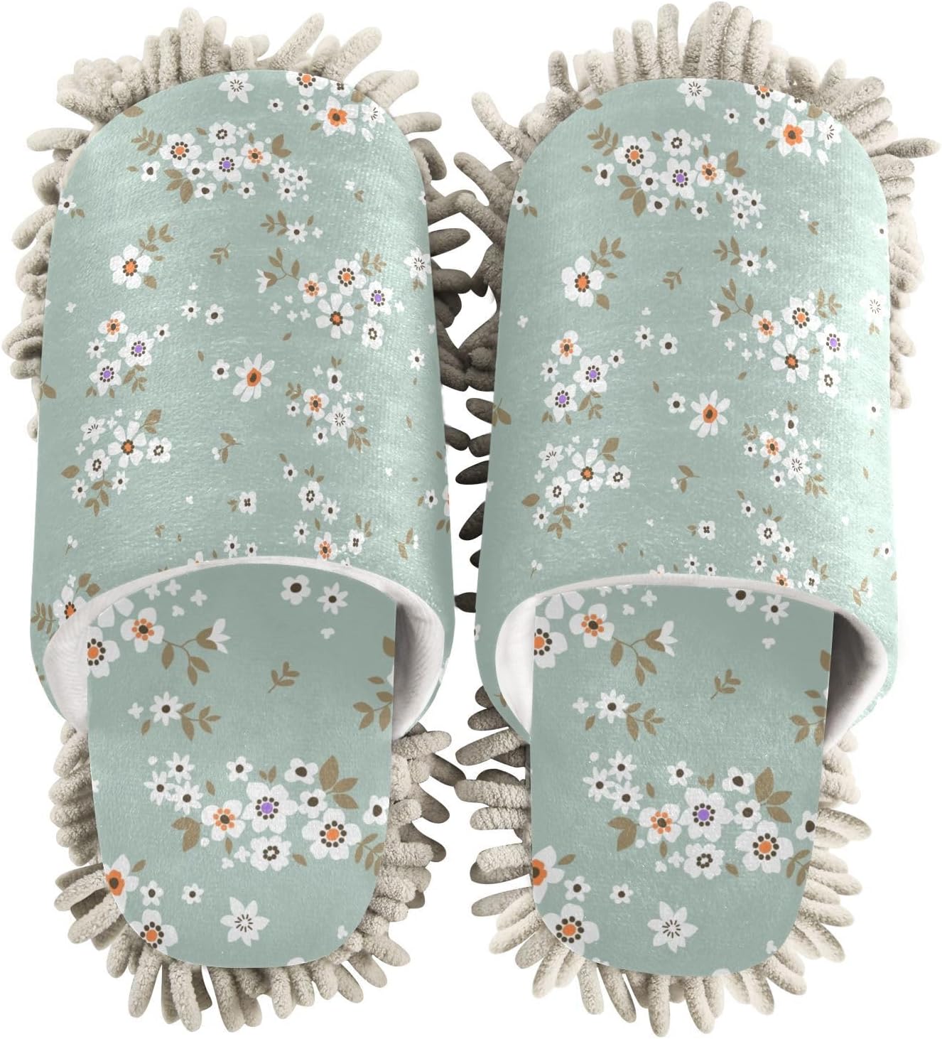 Kigai Bohemian Microfiber Slippers for Floor Cleaning - Soft Durable and Stylish