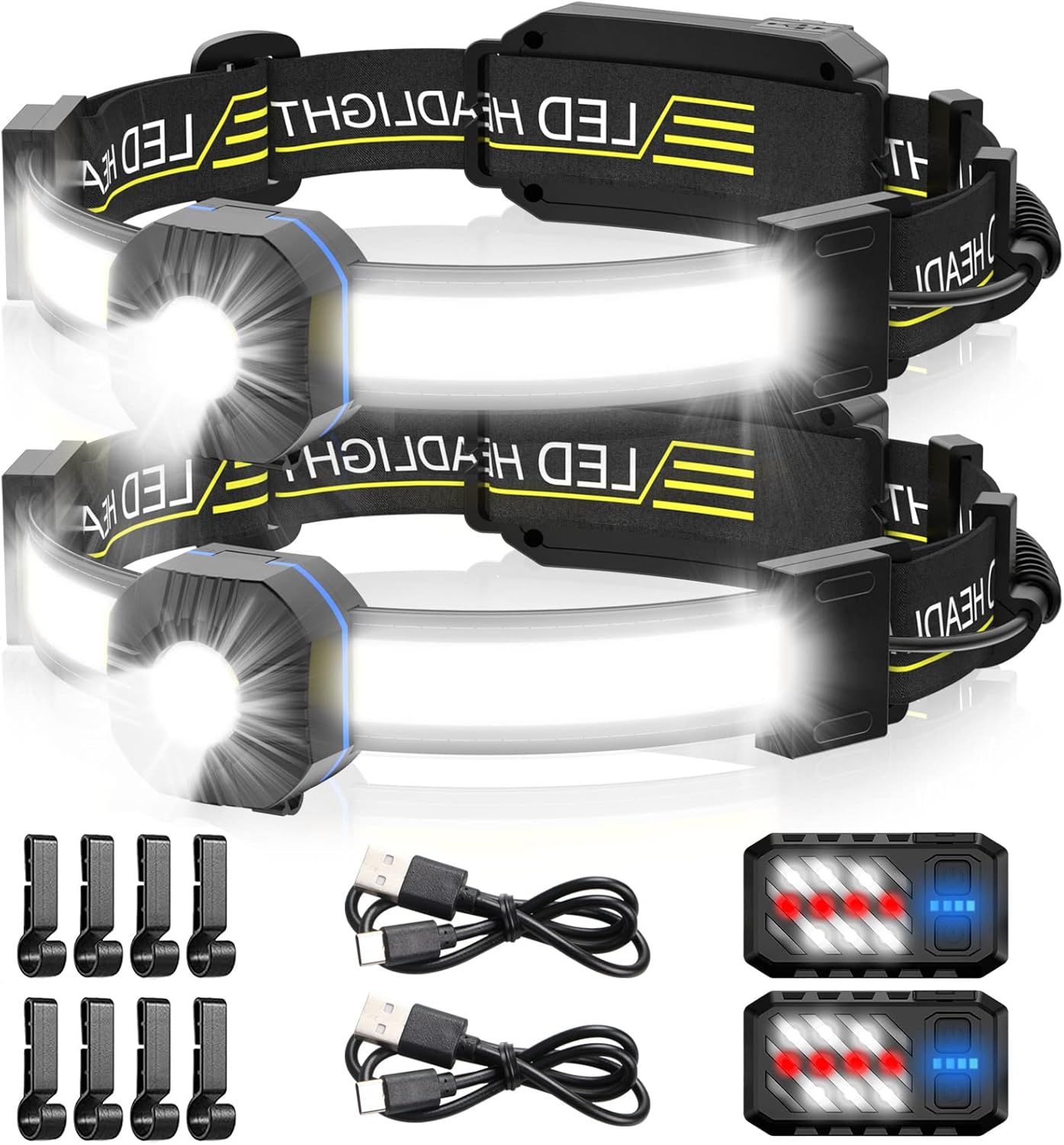 Bright Safe LED Headlamp with 230 Beam