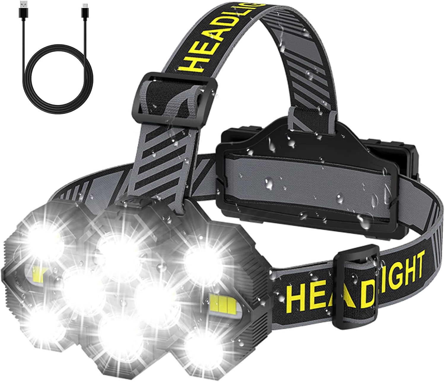 Bright Red Light Headlamp
