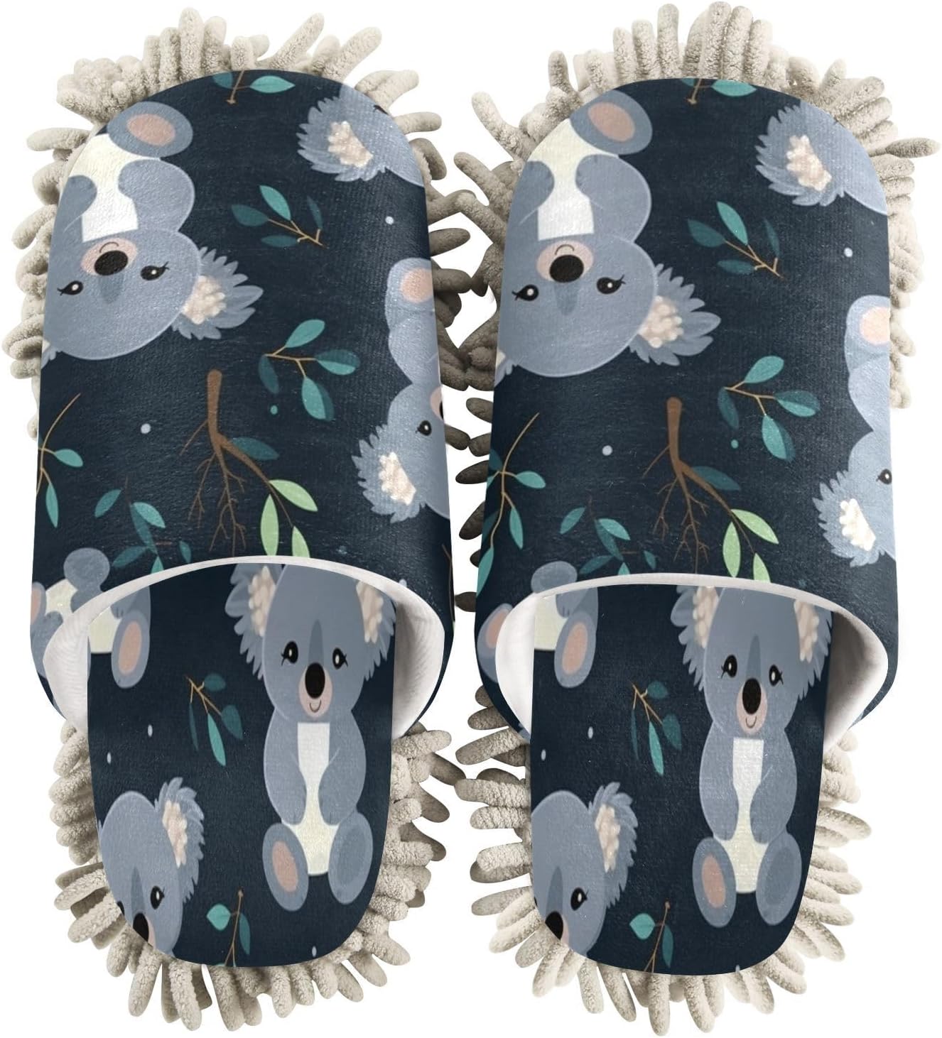 Zhirexin Slippers Washable Mop Shoes for Home Cleaning