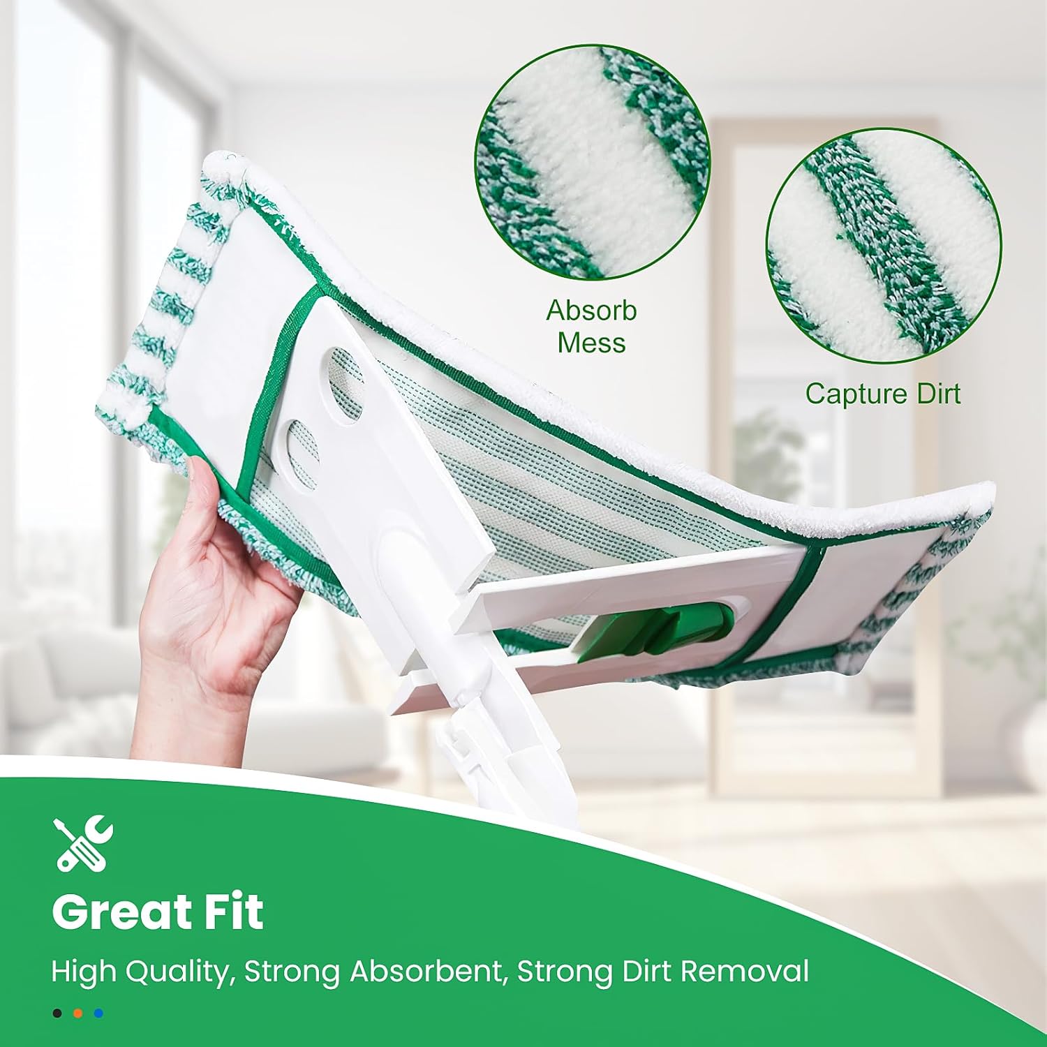 libman 4 pack microfiber mop heads