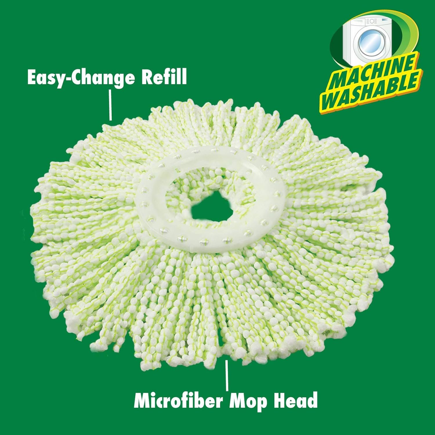 Libman 01164 Spin Mop Microfiber Refill