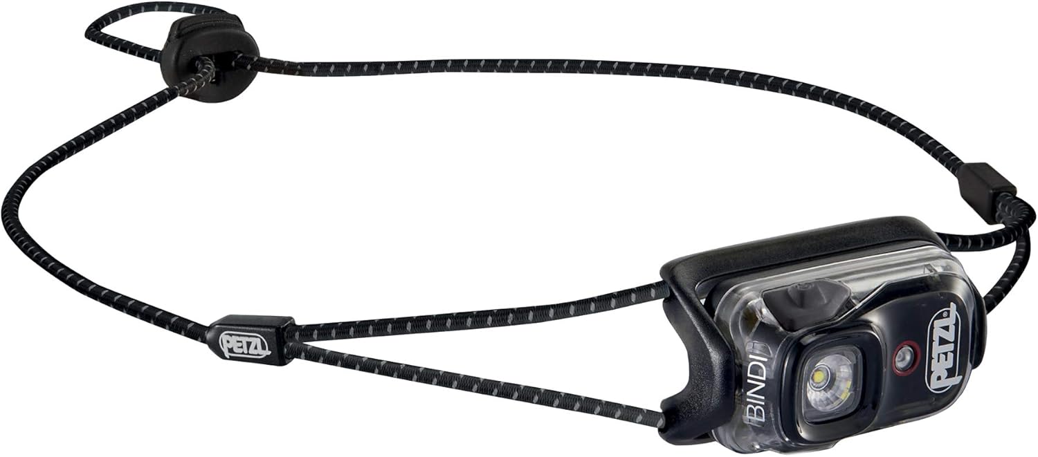 PETZL Bindi Headlamp 5050 Brightness Rechargeable Tilt Lock