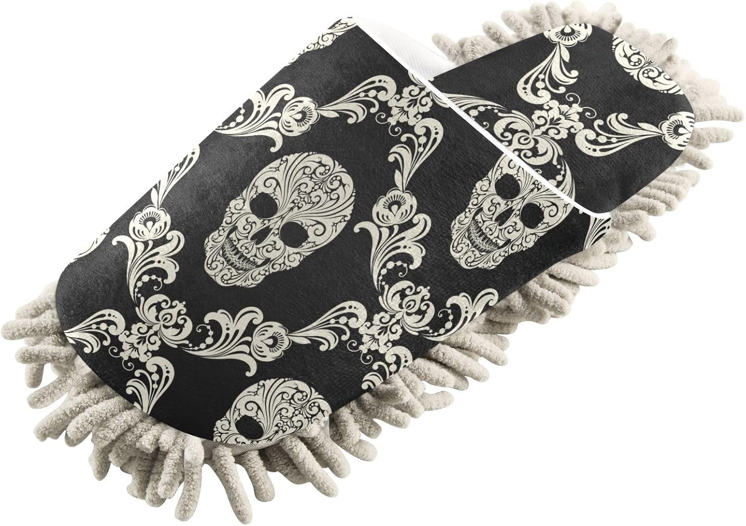 Sinestour Skulls Mop Slippers Floor Cleaning Tool