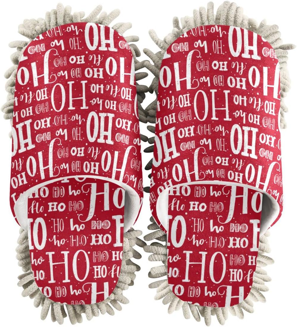 Warm Cozyessential Christmas Natural Fiber Slippers for Women Kitchens House - Christmas