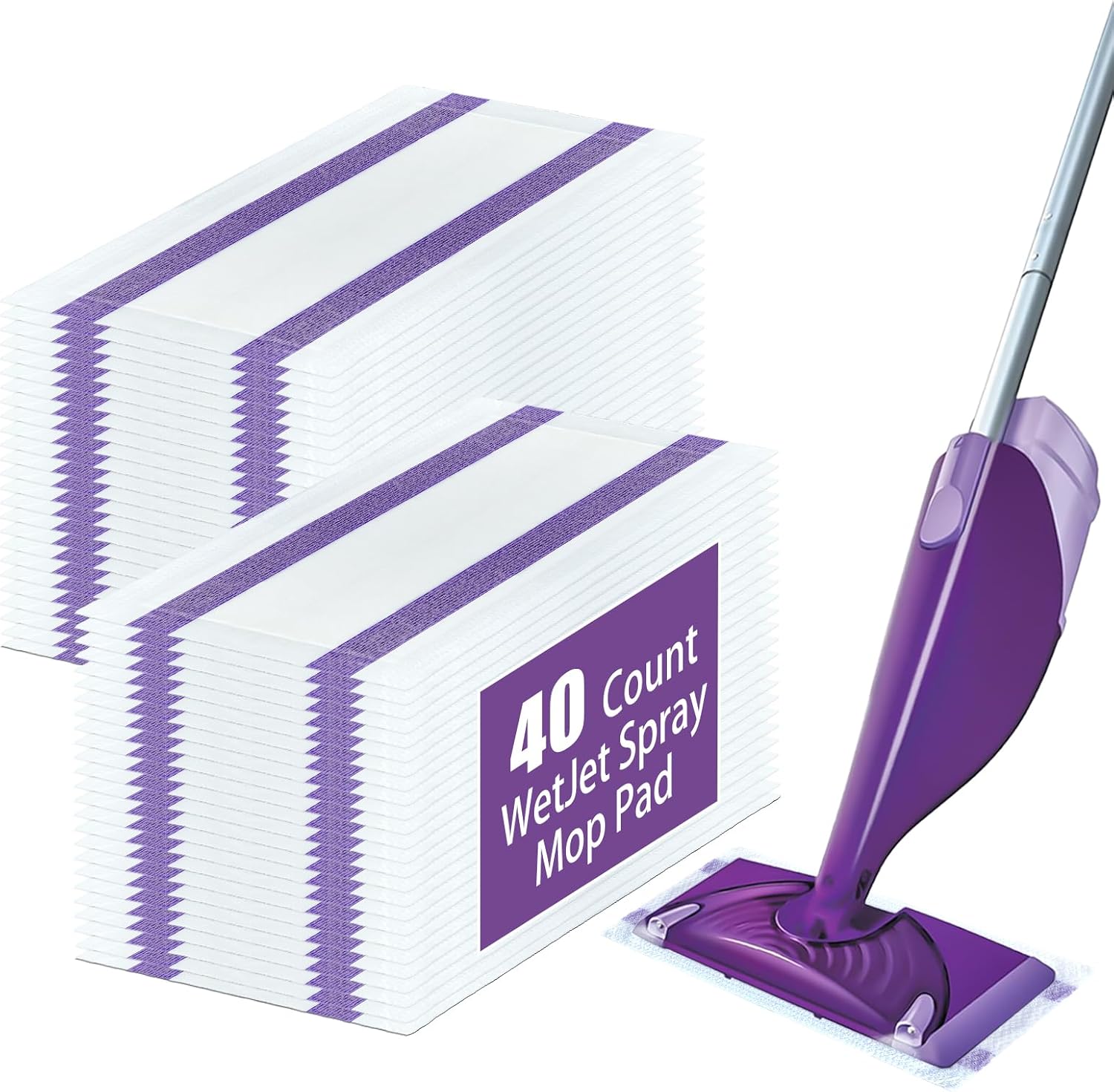 Swiffer Wet Jet Mop Pad - 40 Pack Disposable Replacement