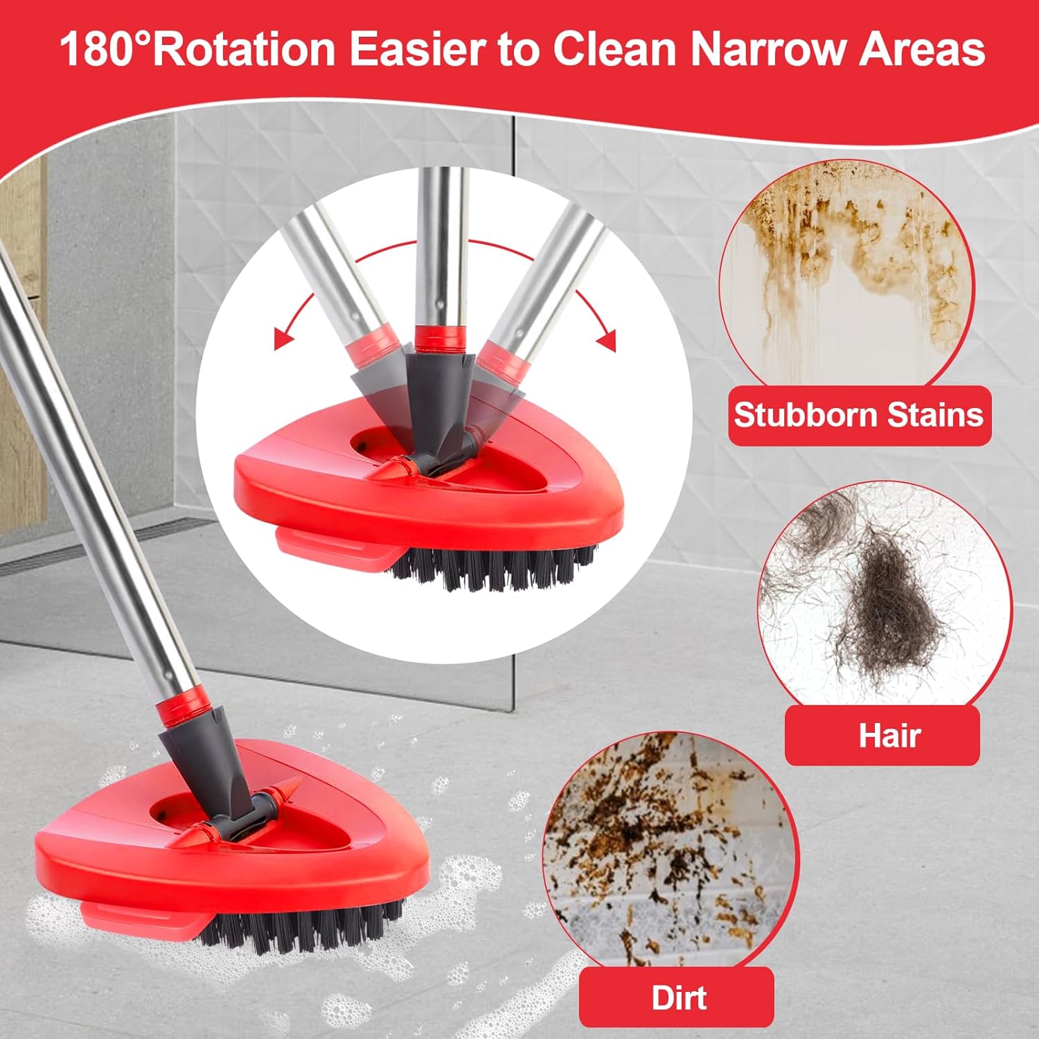 High-Quality Scrub Brush for O Cedar RinseClean 2 Tank System