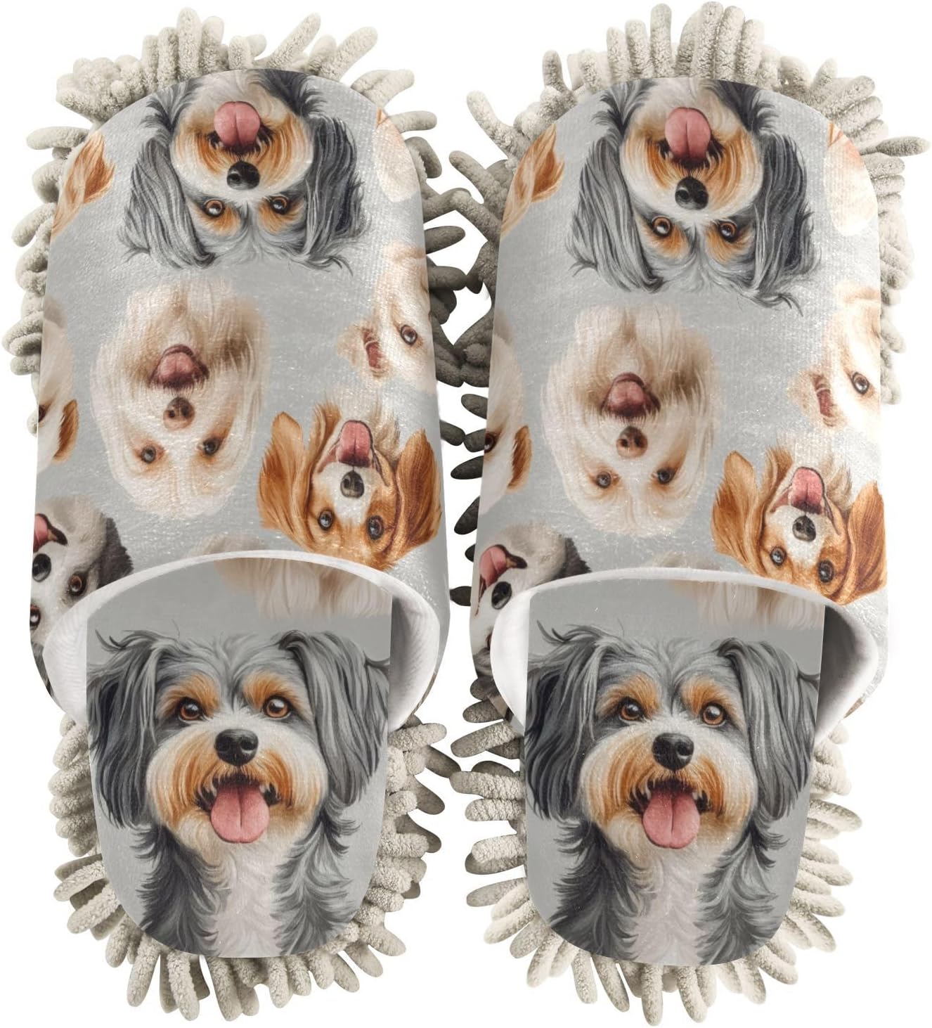 Microfiber Mop Slippers Eco-Friendly Non-Slip for Cleaning Floors