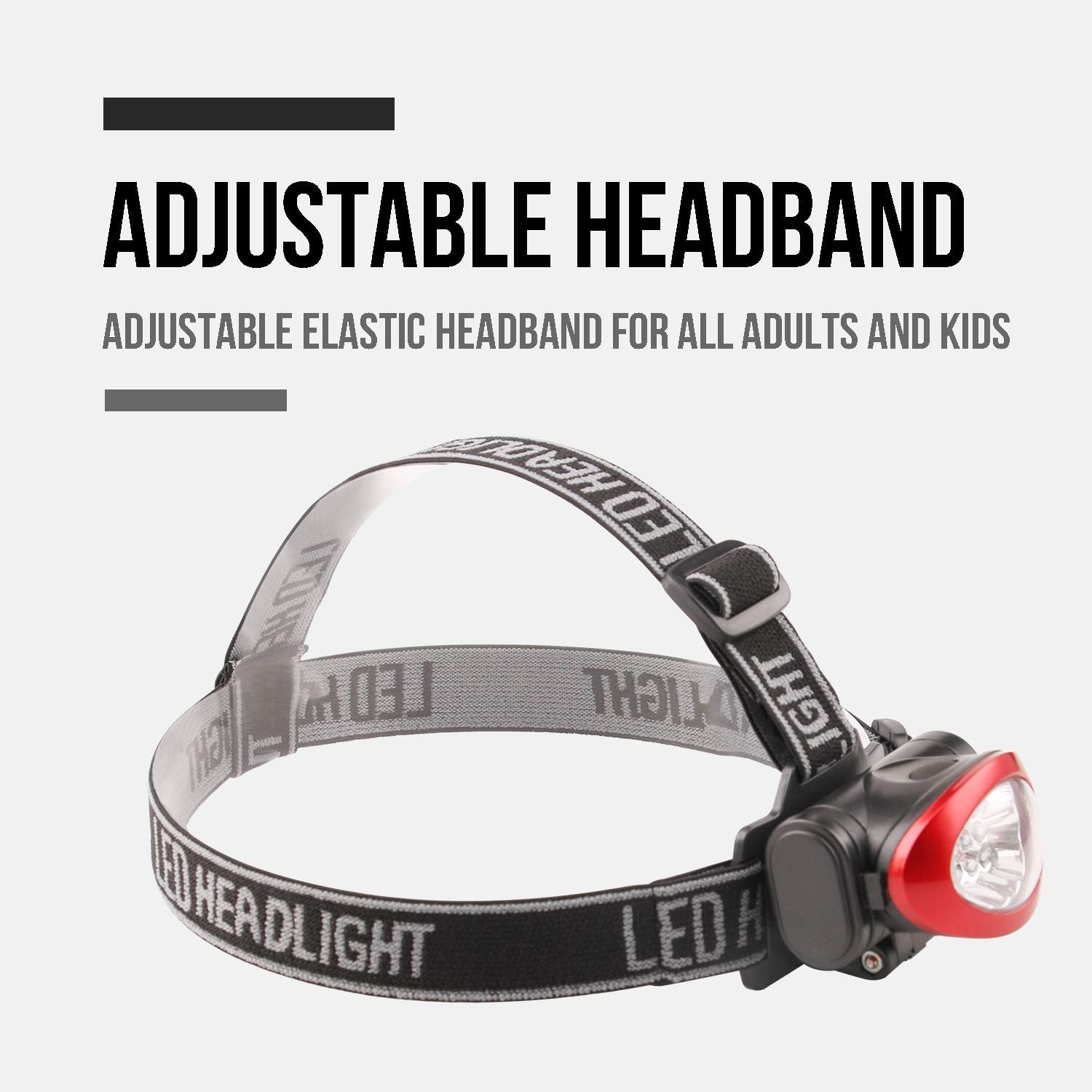 12 LED 3 Modes Portable Headlamp for Camping Hiking