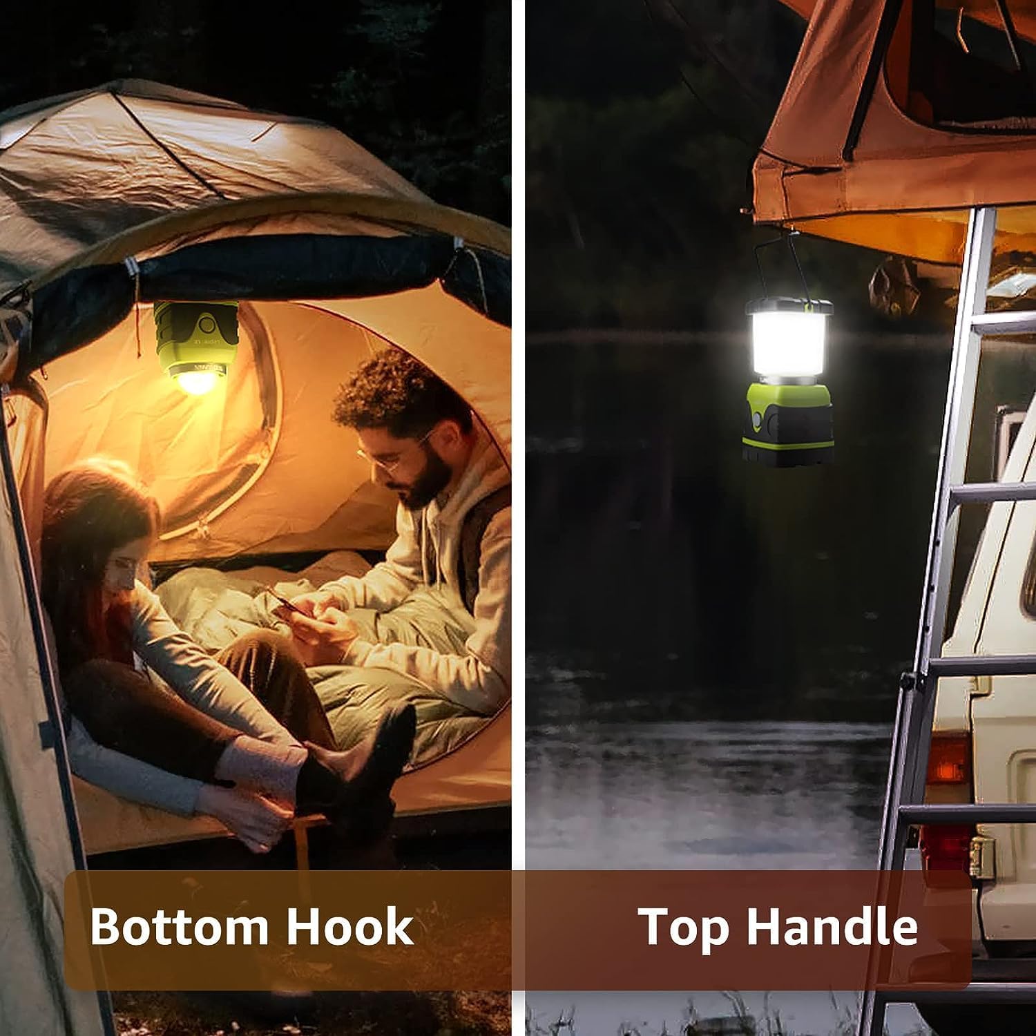 Lighting EVER 1000LM LED Camping Lantern - Waterproof Bright and Portable