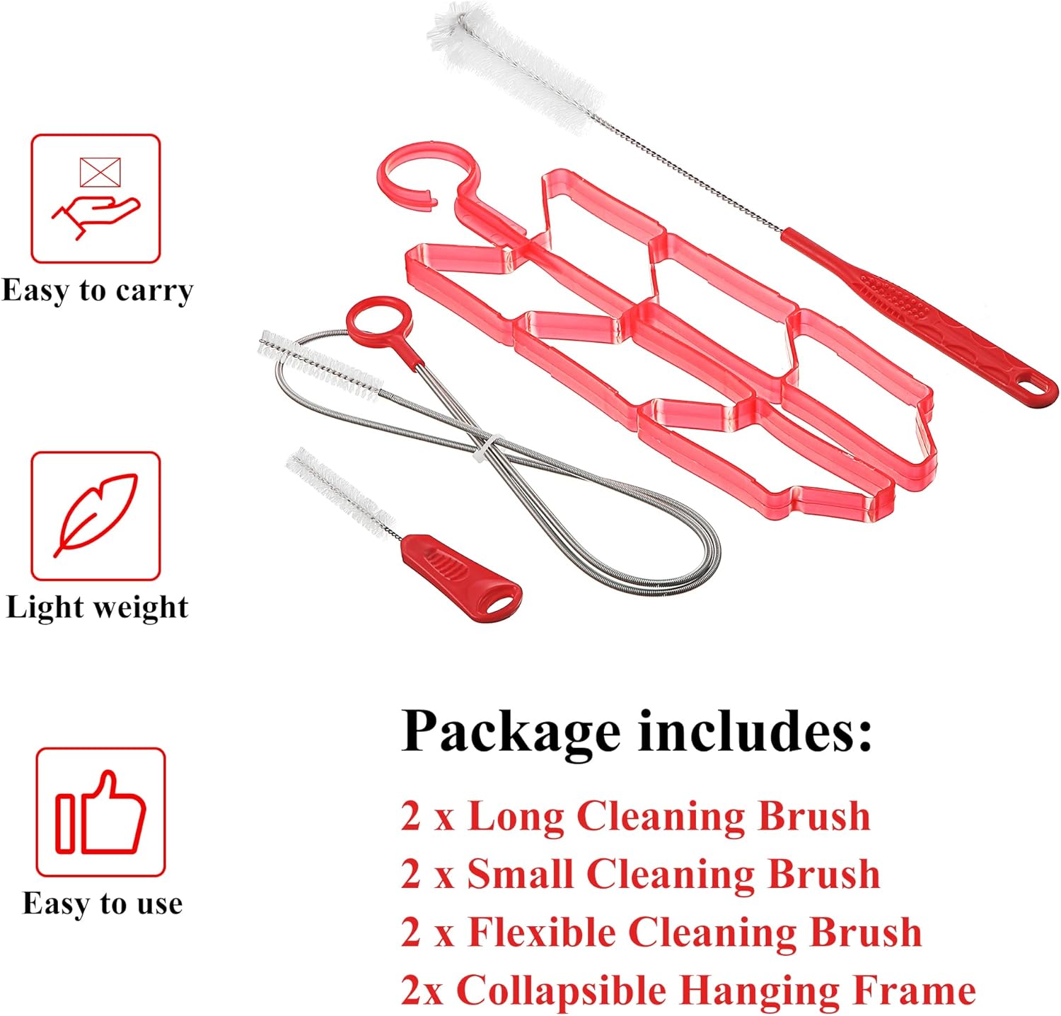 Effortlessly Clean Your Hydration Bladder 8-in-1 Reservoir Cleaning Kit
