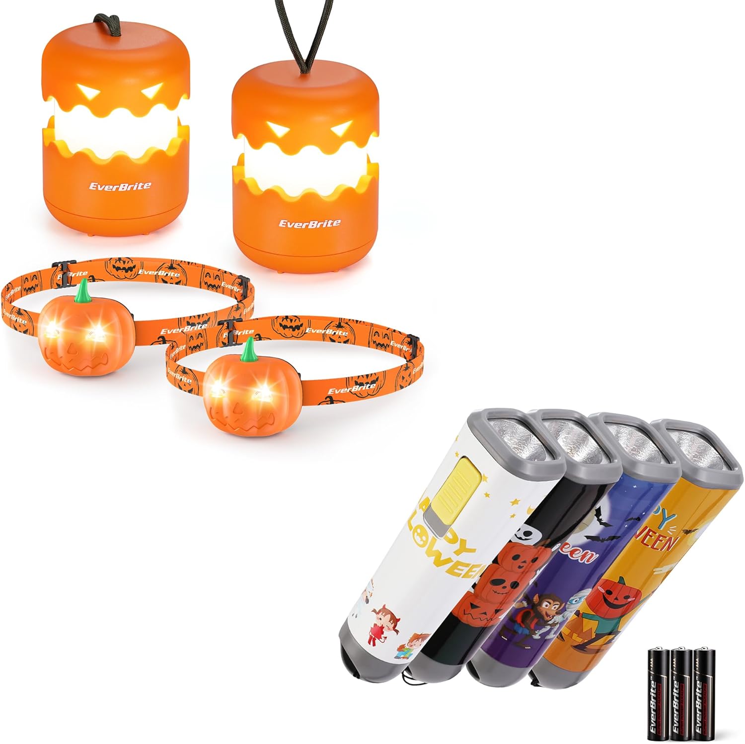 Sparking Halloween Lantern Set