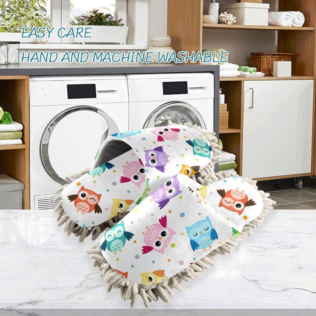 Comfort Convenience Slippers for Easy Floor Cleaning