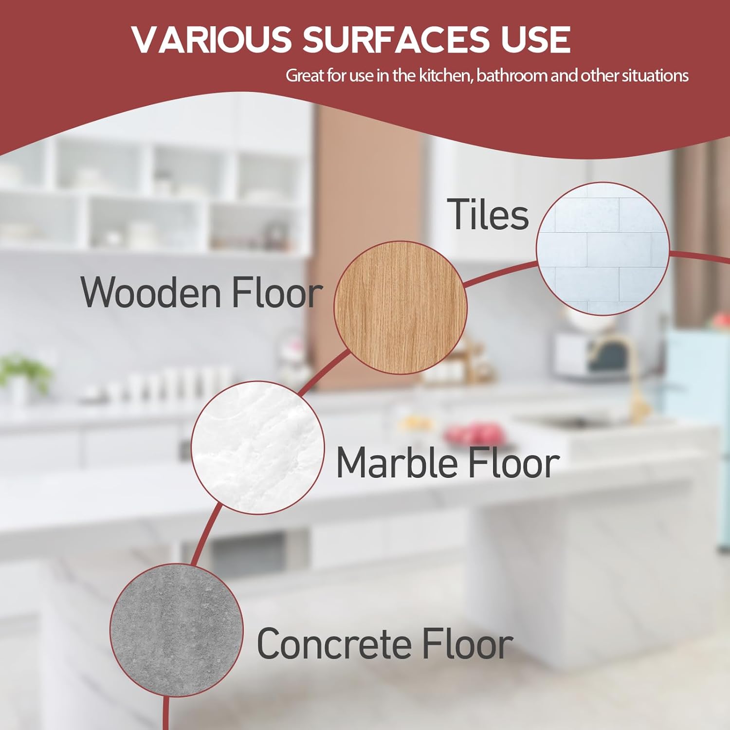 10-Inch Spin Mop Scrub Brush Head