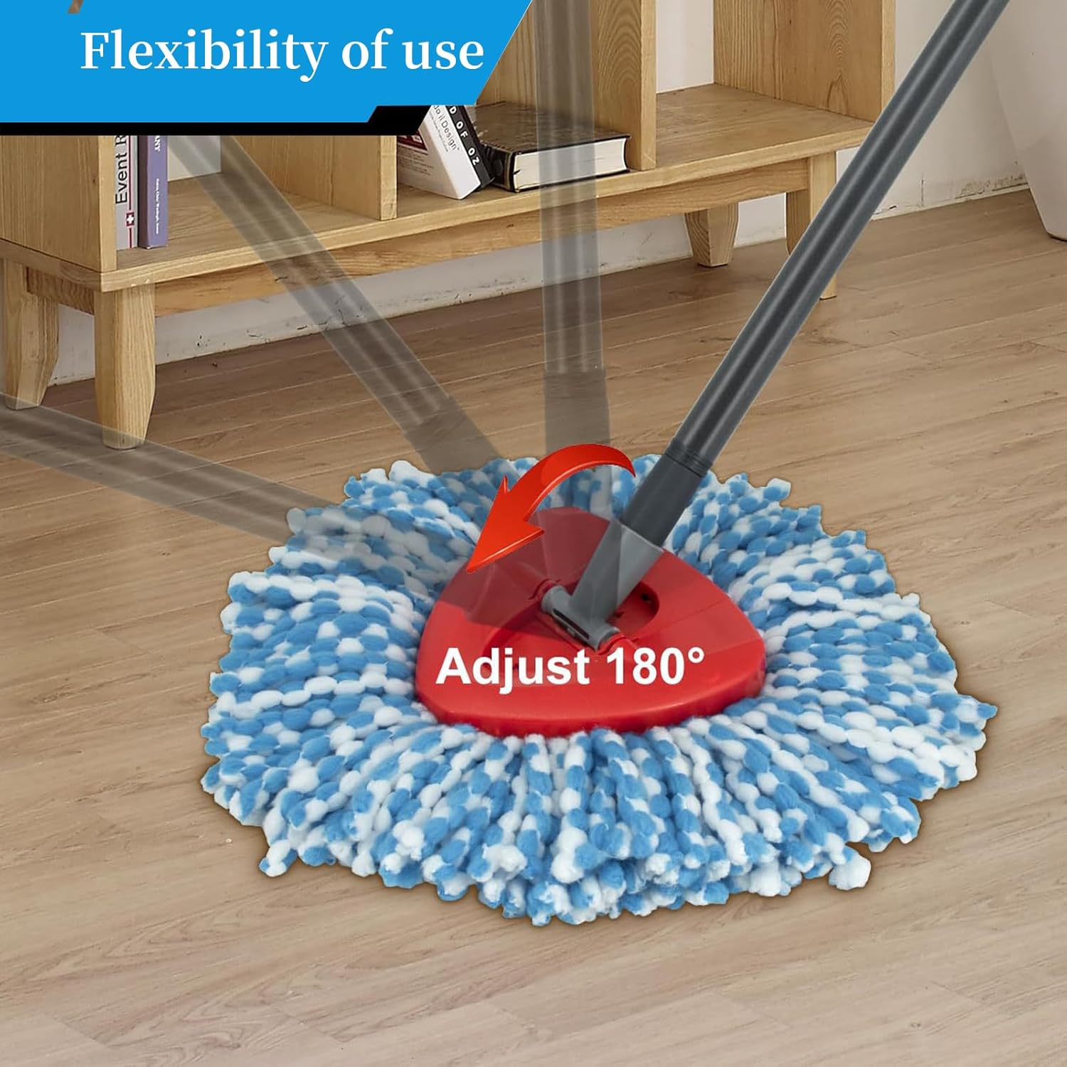 Spin Mop Replacement Head Base O-Cedar EasyWring 1 Tank System Compatible