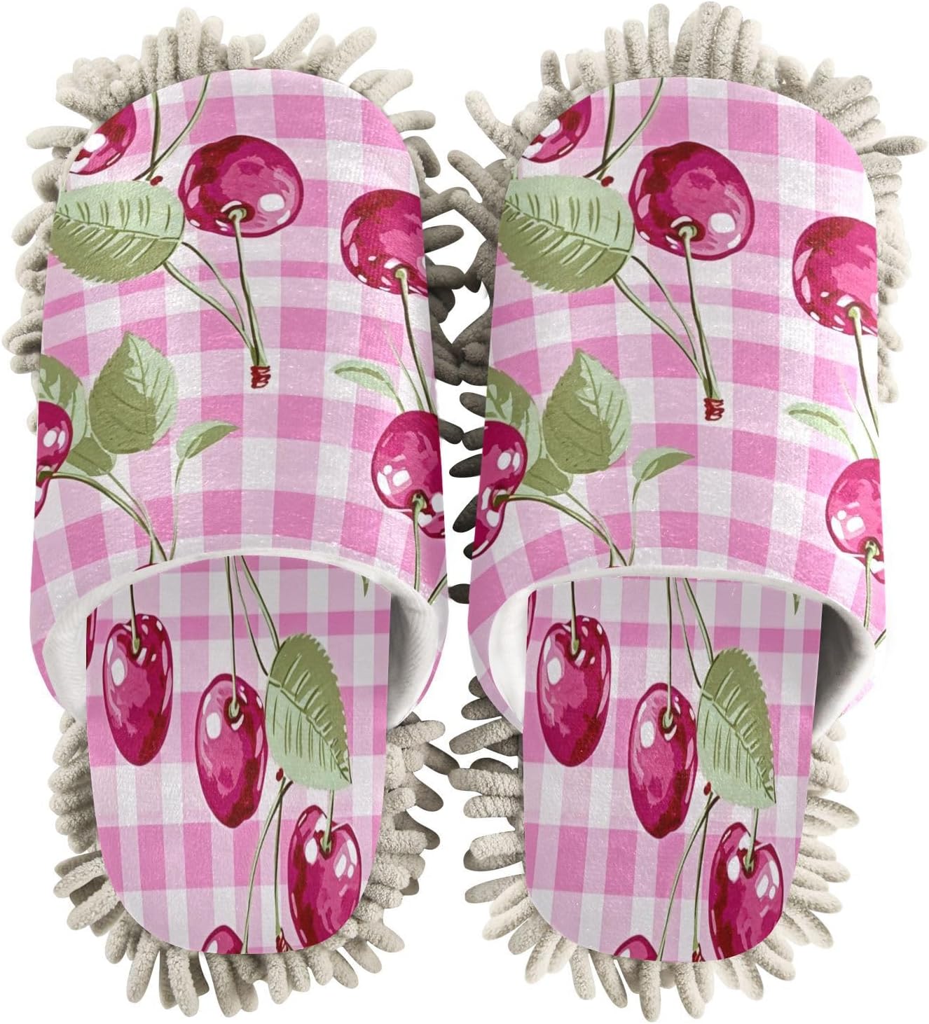 Zhirexin Cartoon Cherry Kitchen Cleaning Slippers
