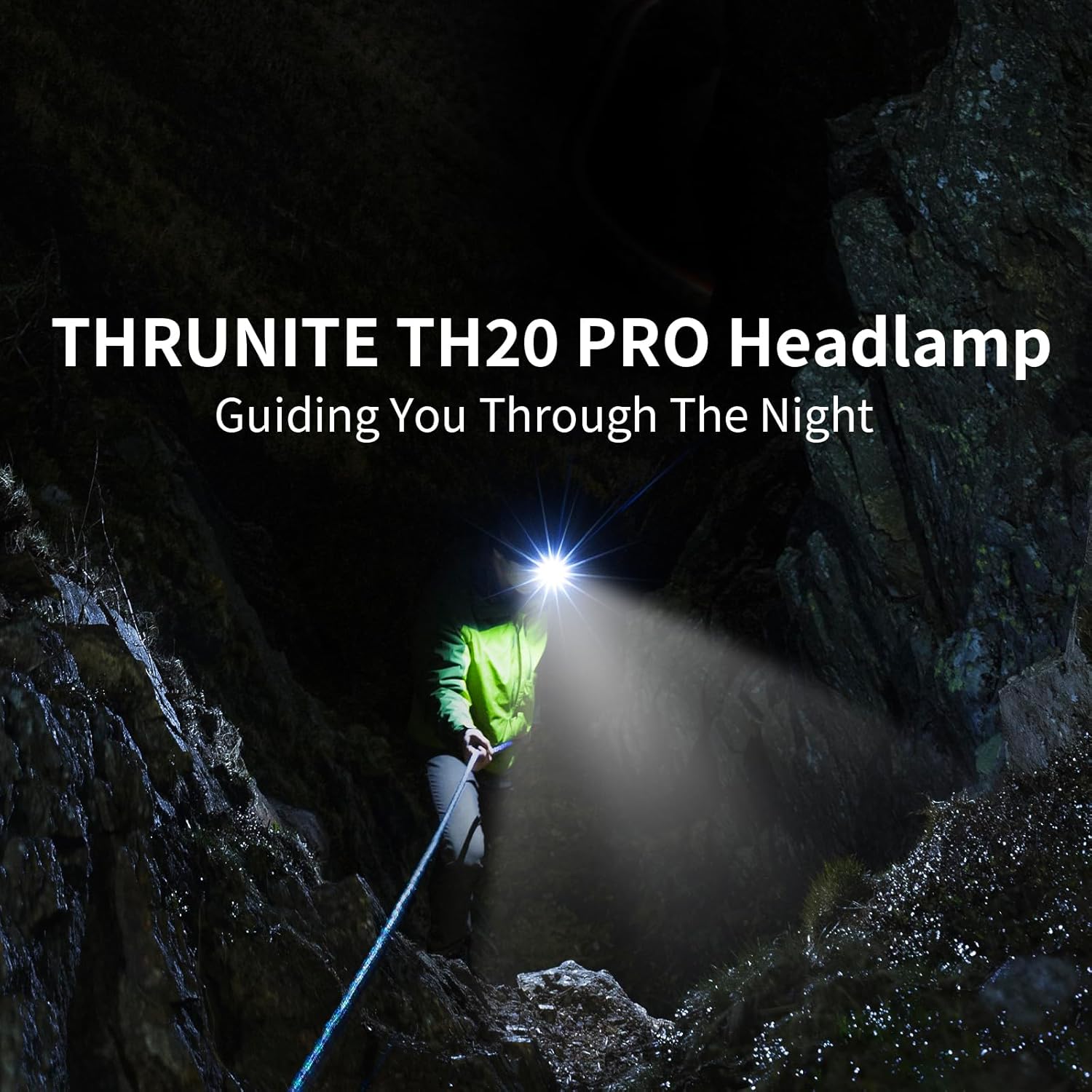 Bright Durable Super Duty Headlamp - 1010 Lumens 141m Beam Rechargeable Waterproof