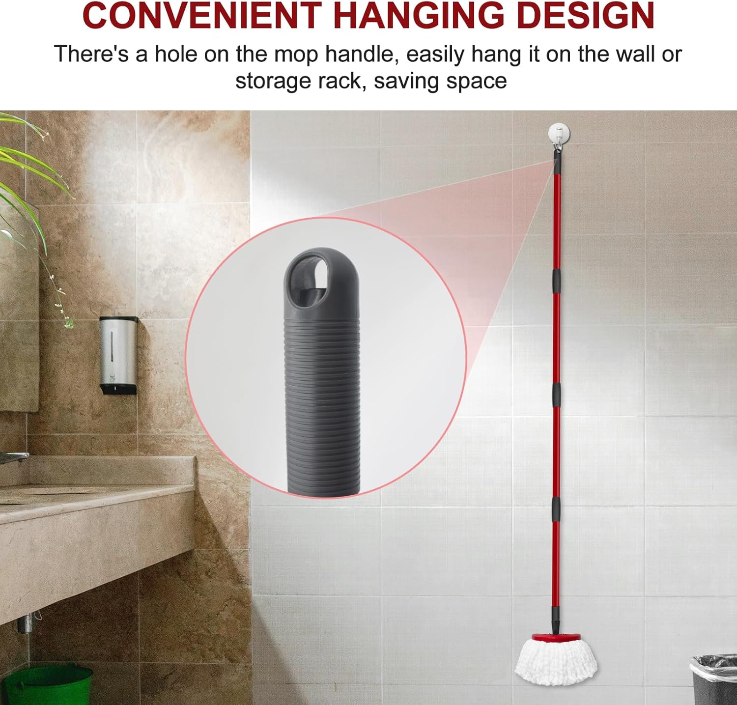 Adjustable Mop Handle Replacement for Ocedar Mops